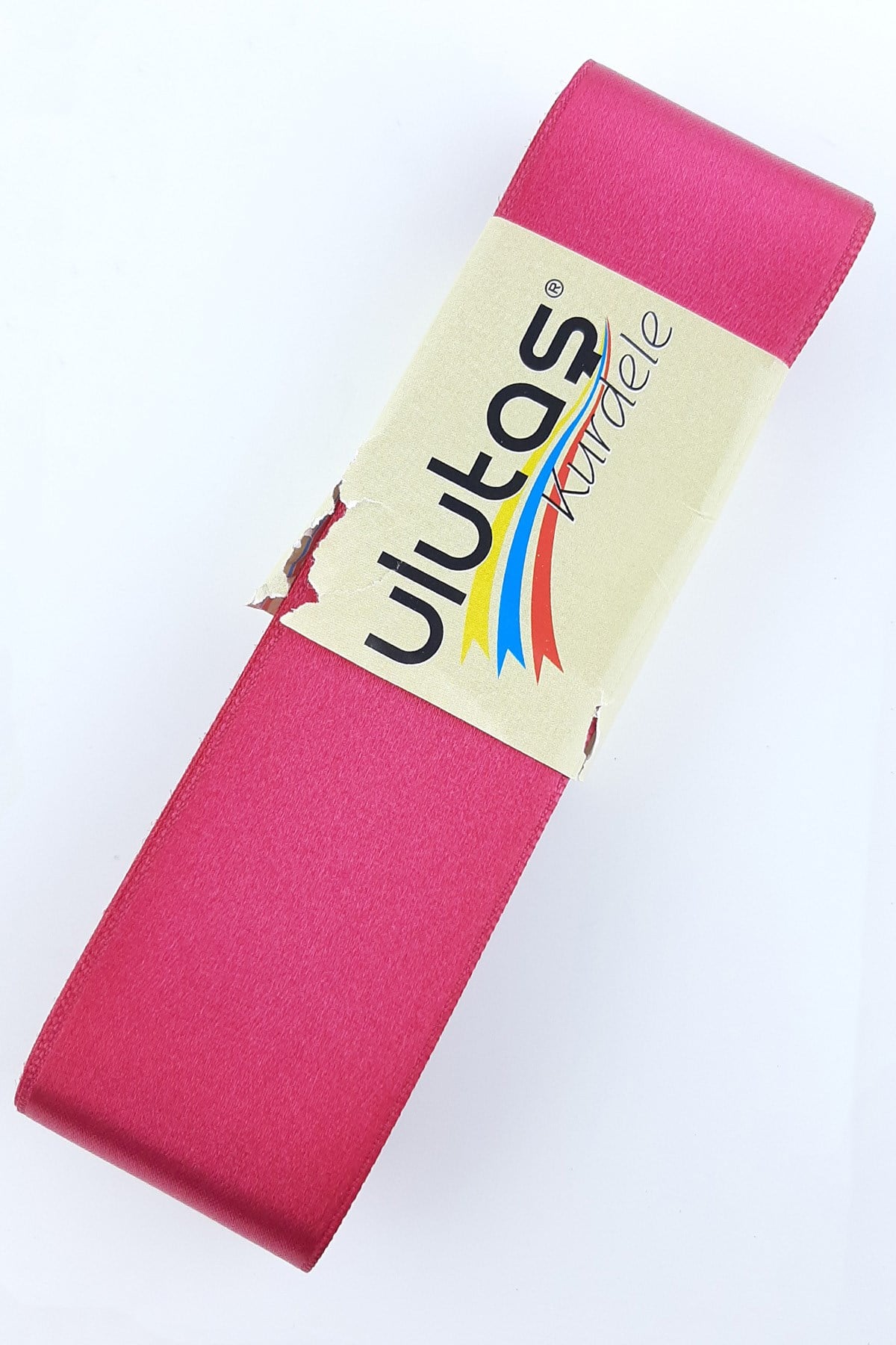 Fuşya Saten Kurdele 4 cm 10 mt