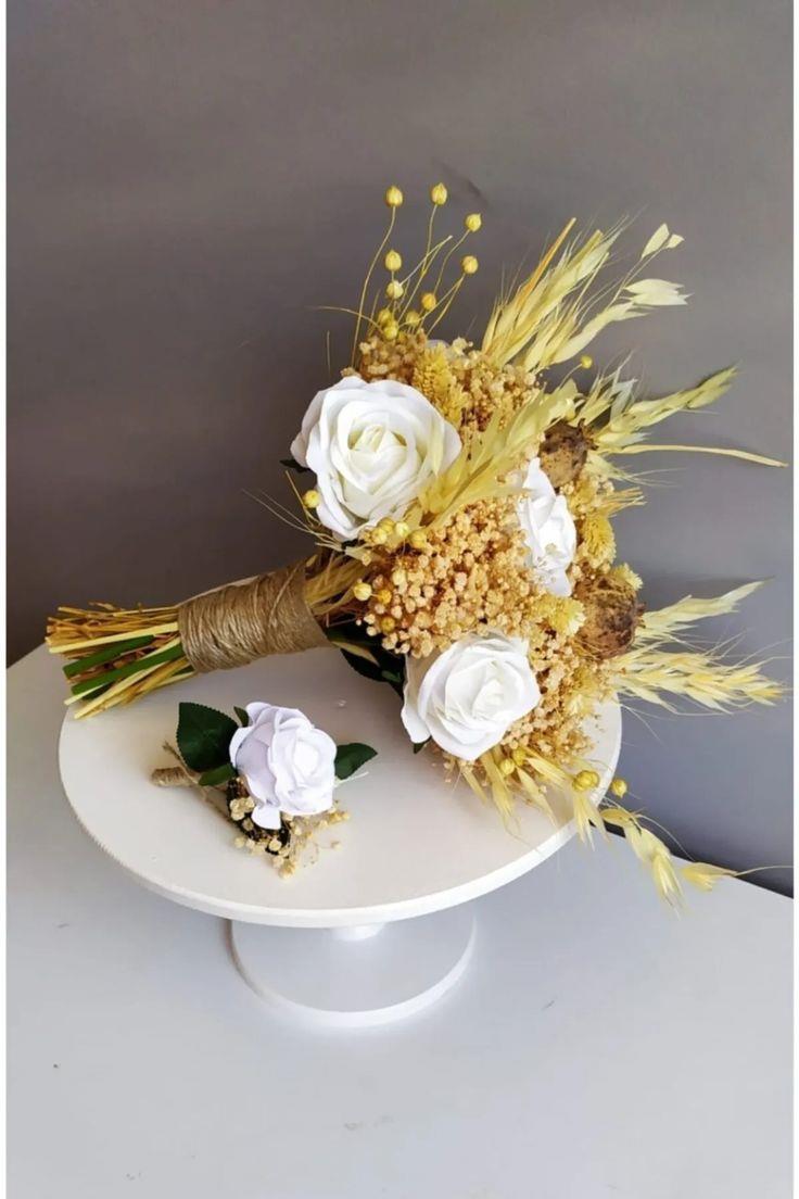Gelin Buket’i Yaka Çiçeği