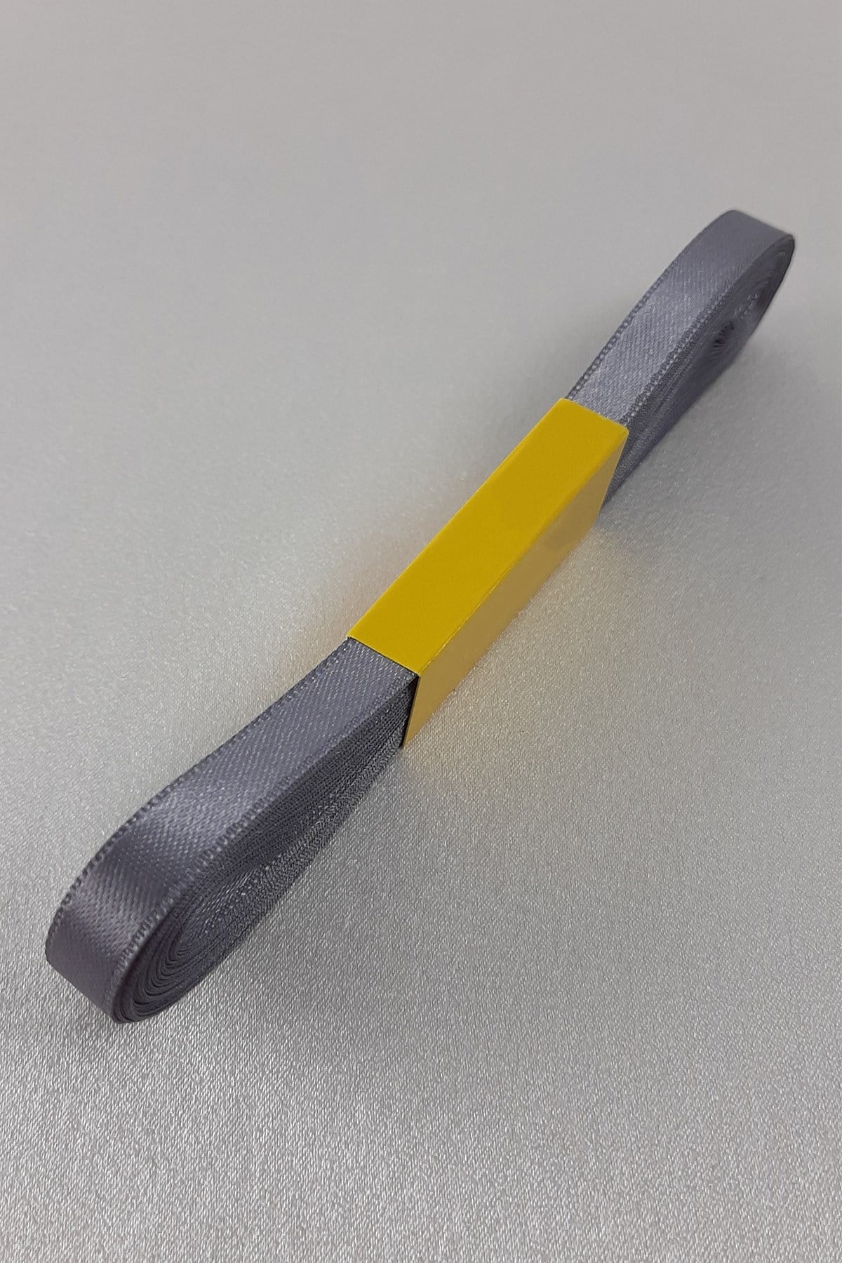 Gray Color Satin Ribbon 1cm