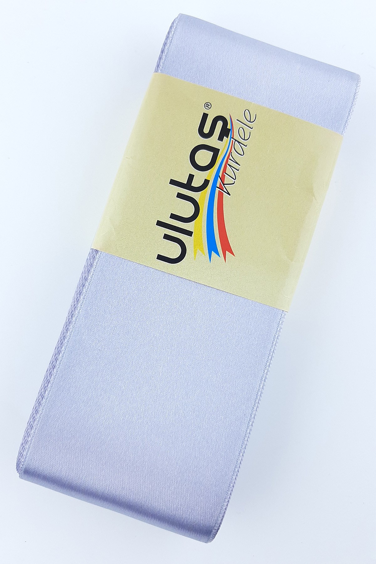Gray Satin Ribbon 6 cm 10 Mt