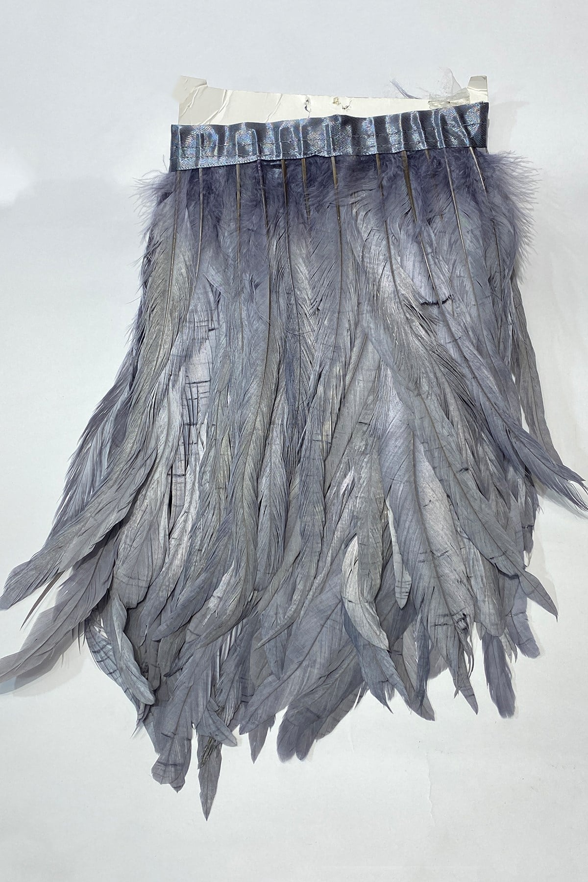 Gray Long Chandel Feather 1 mt