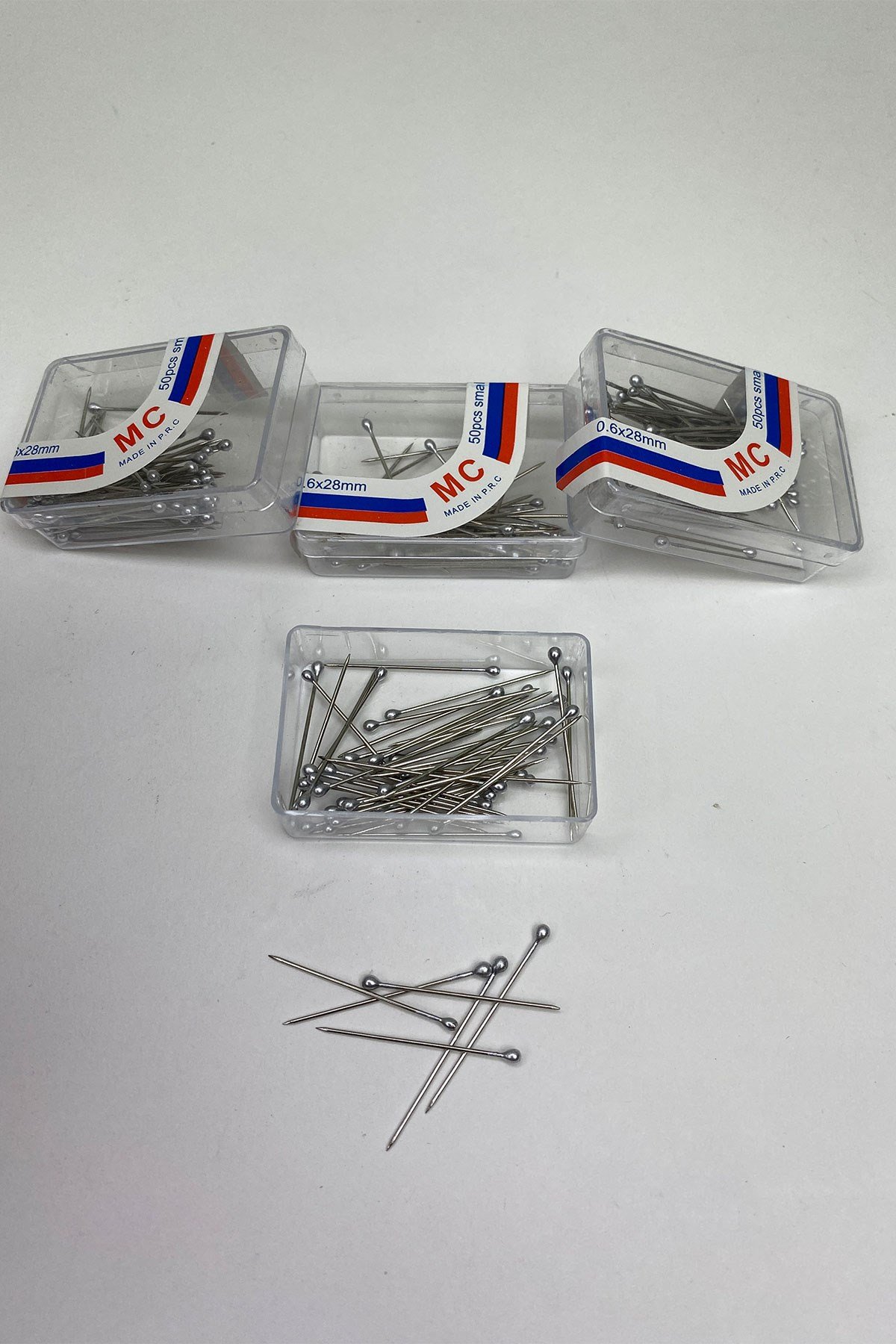 Gümüş Başlı Toplu İğne 50 li 1 Kutu