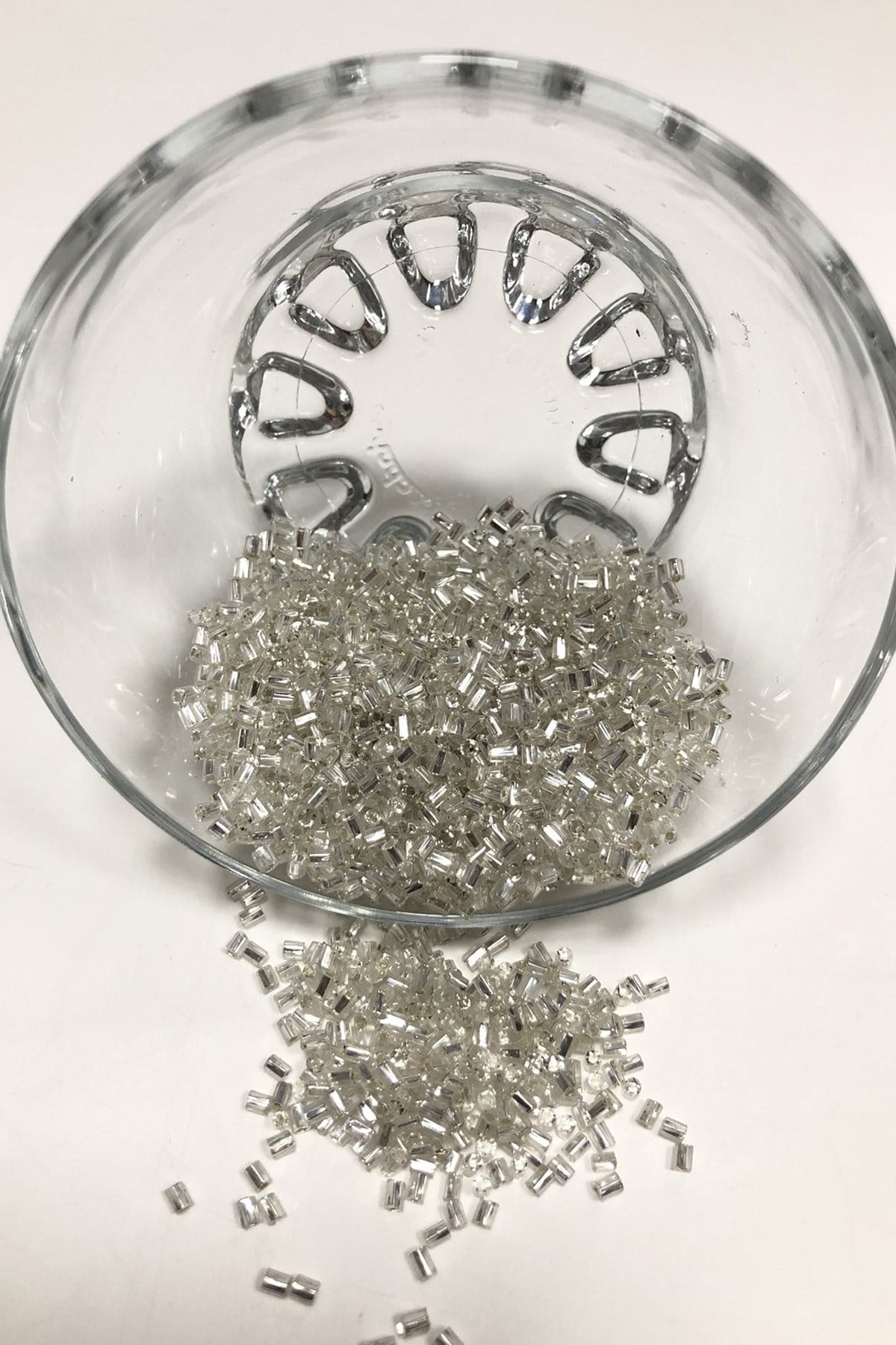 Silver Nanny Twist Cut Beads