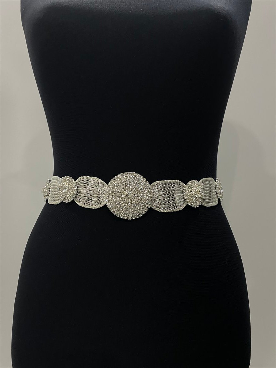 Gümüş Hasırlı Yöresel Taşlı Arnavut Kemeri