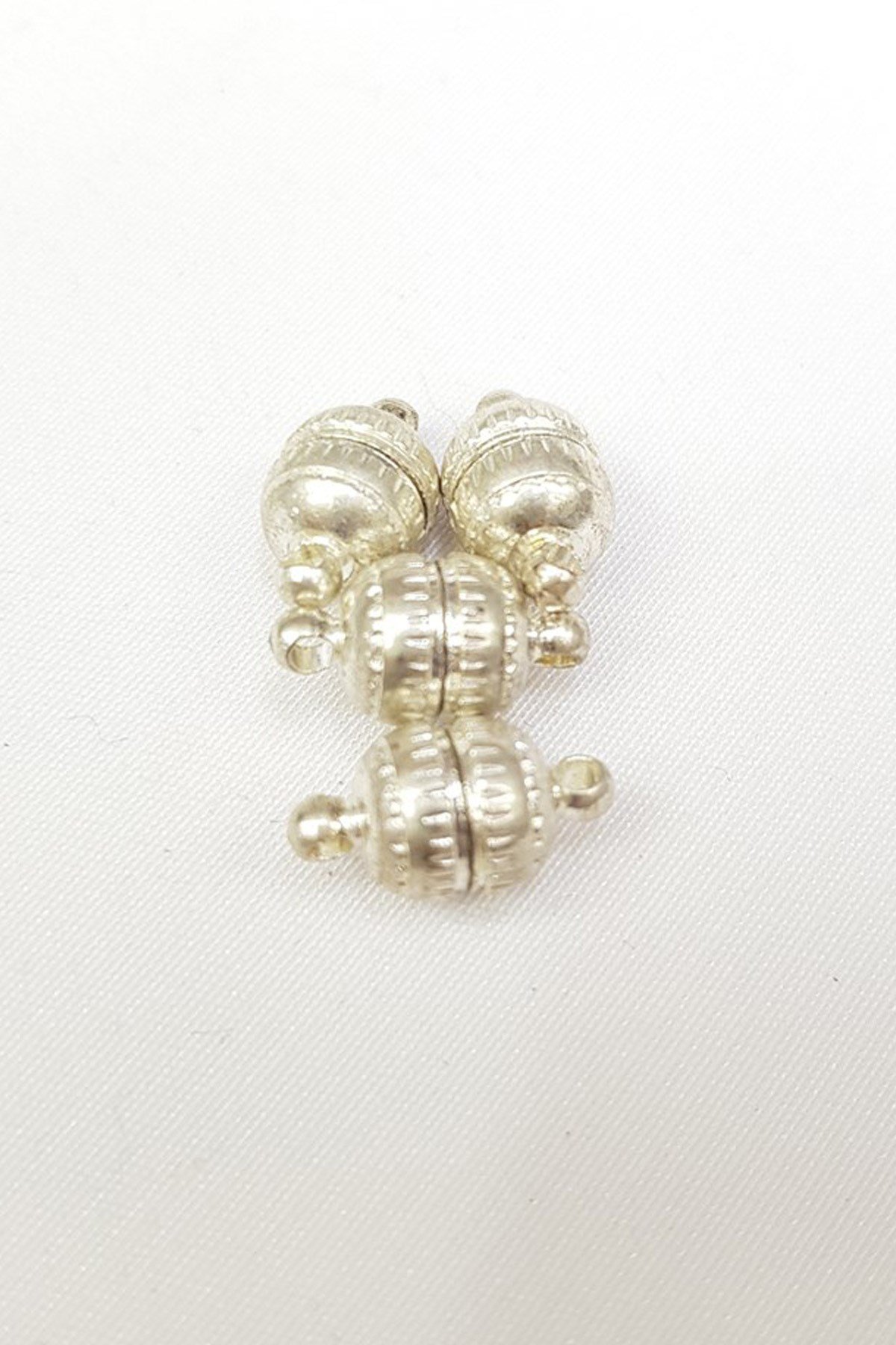 Gümüş Mıknatıslı Bileklik ve Kolye Klipsi