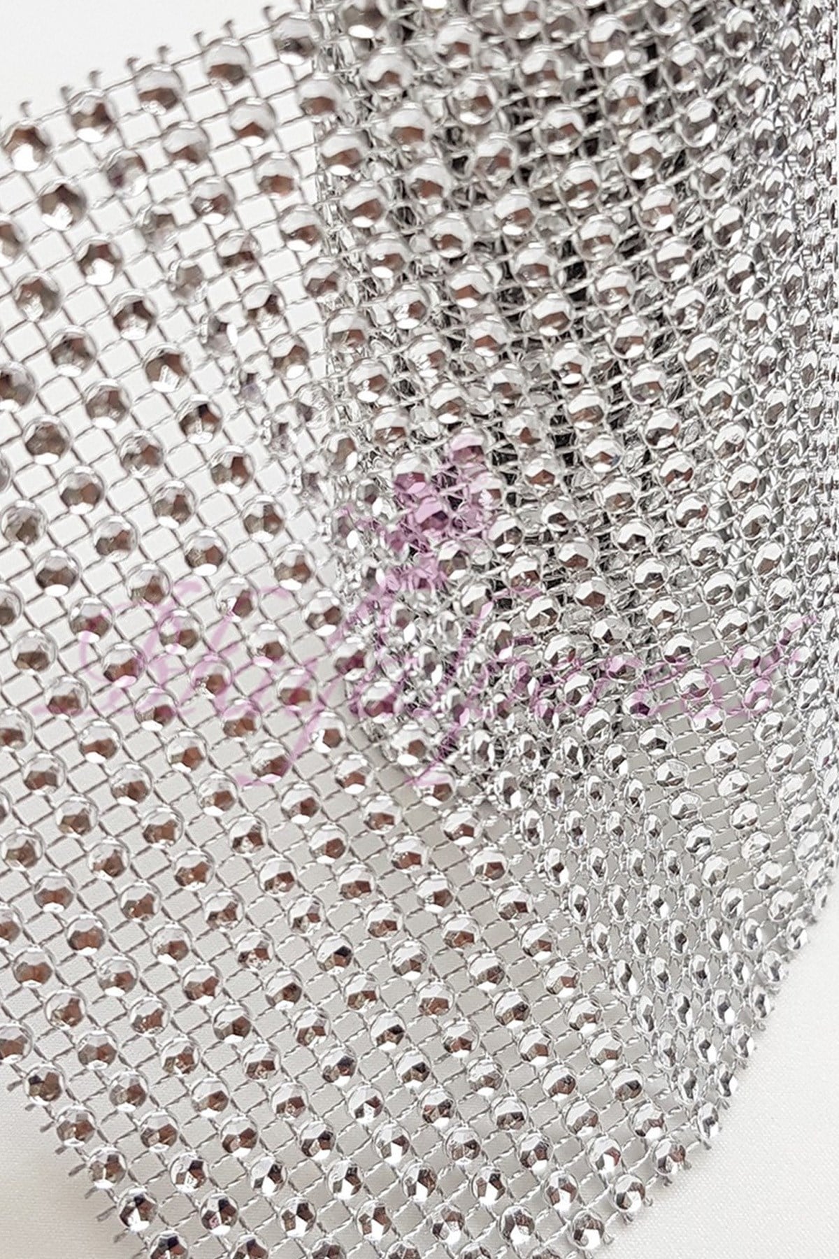 شريط بلاستيك فضي اللون 24 صف