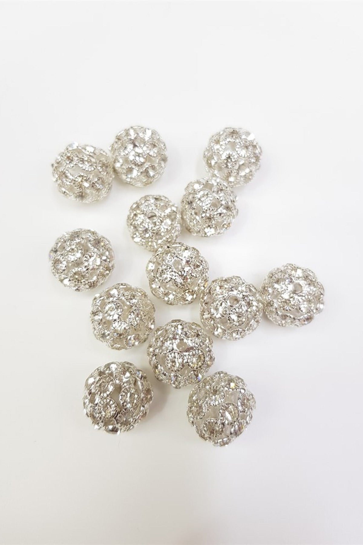 Silver Stone Ball 14 mm