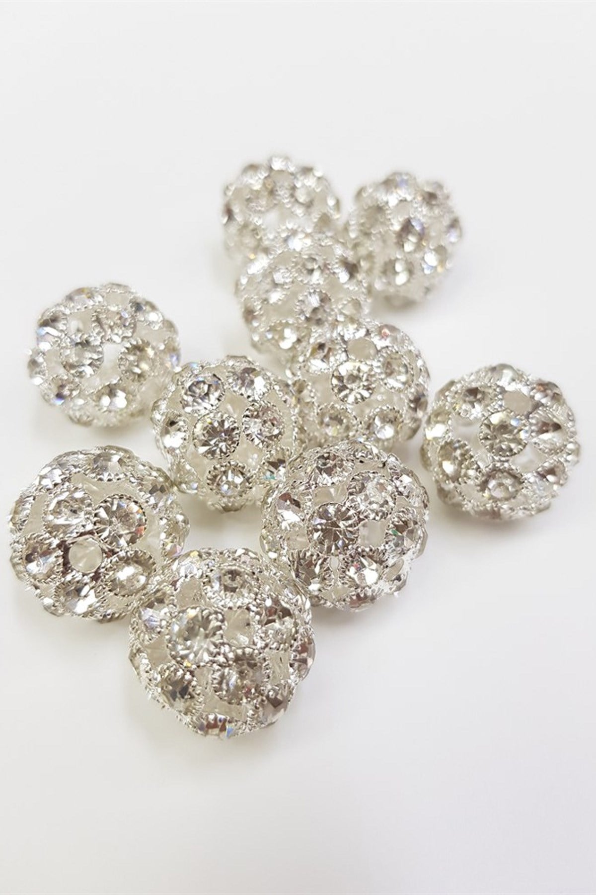 Silver Stone Ball 18 mm