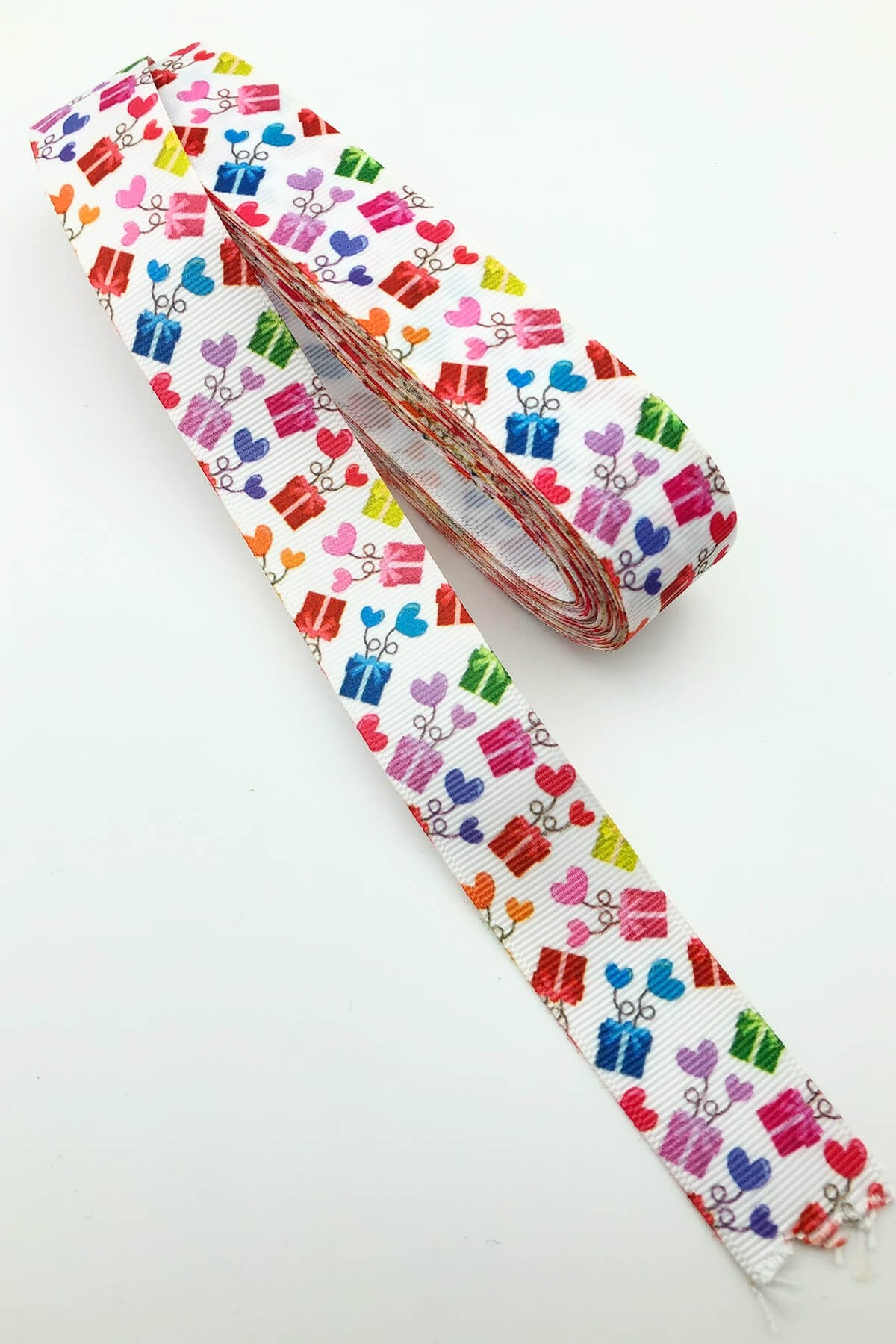 Gift Wrap Printed Grosgrain Ribbon 10 Mt