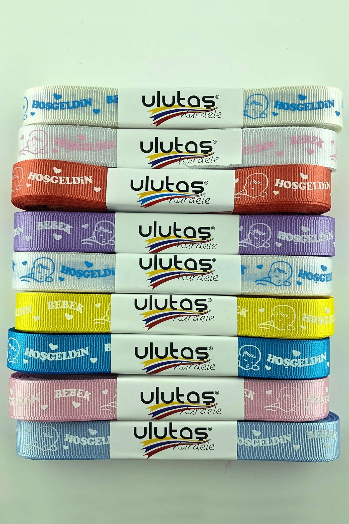 Welcome Baby Ribbon Printed Grosgrain