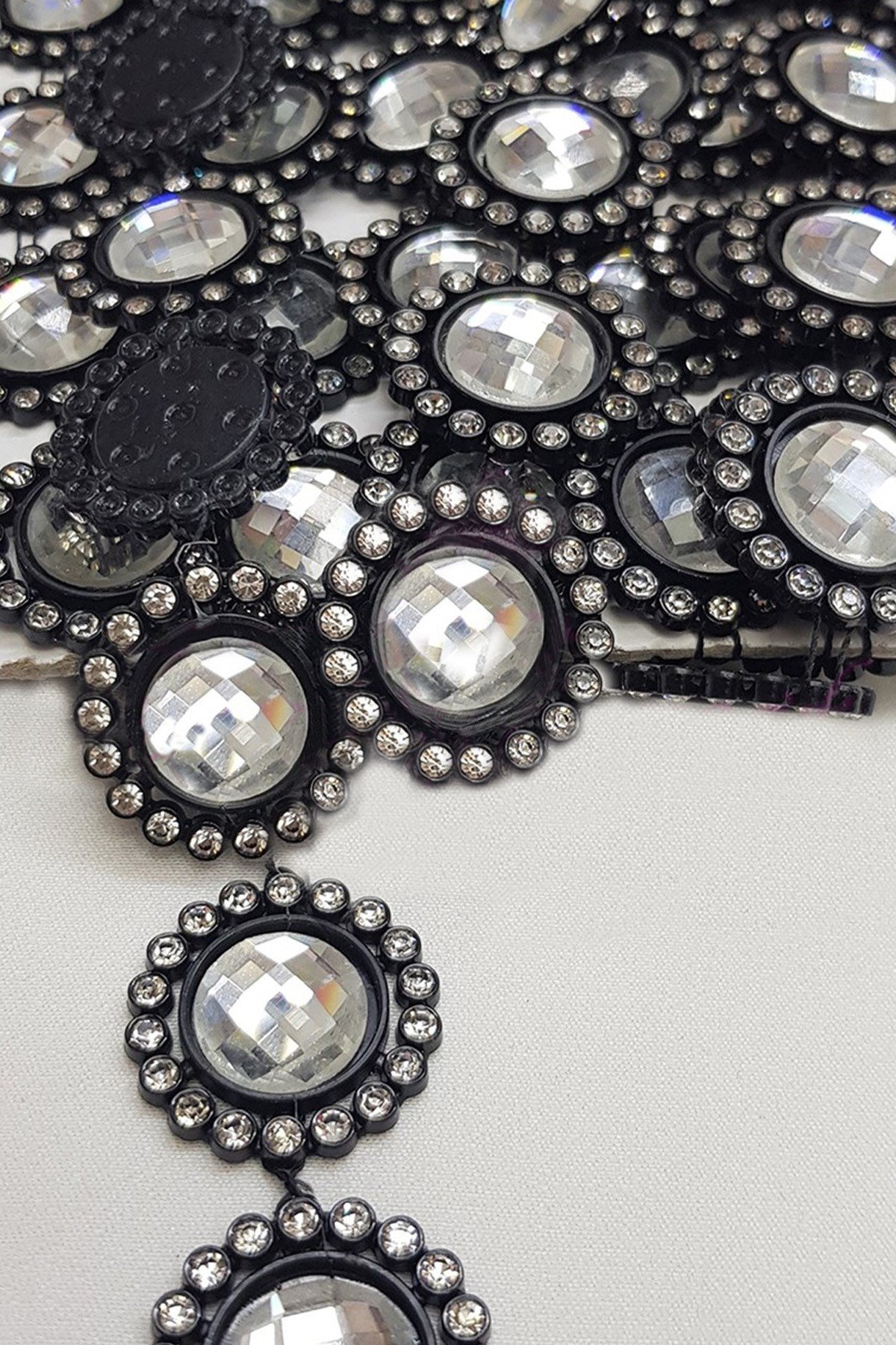 İncili Taşlı Şerit 2Cm