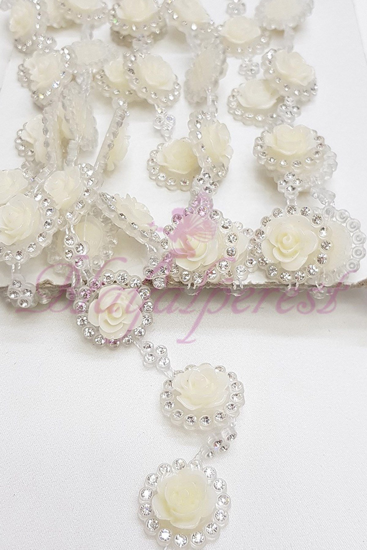 İncili Taşlı Şerit 2Cm