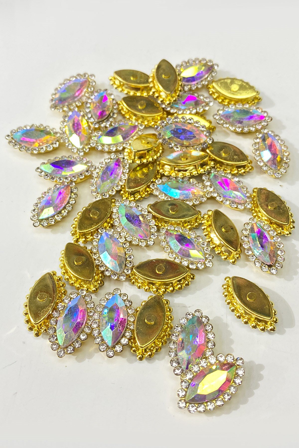 Janjanlı  Gold Kasalı Mekik Dikme Taş 10 Adet