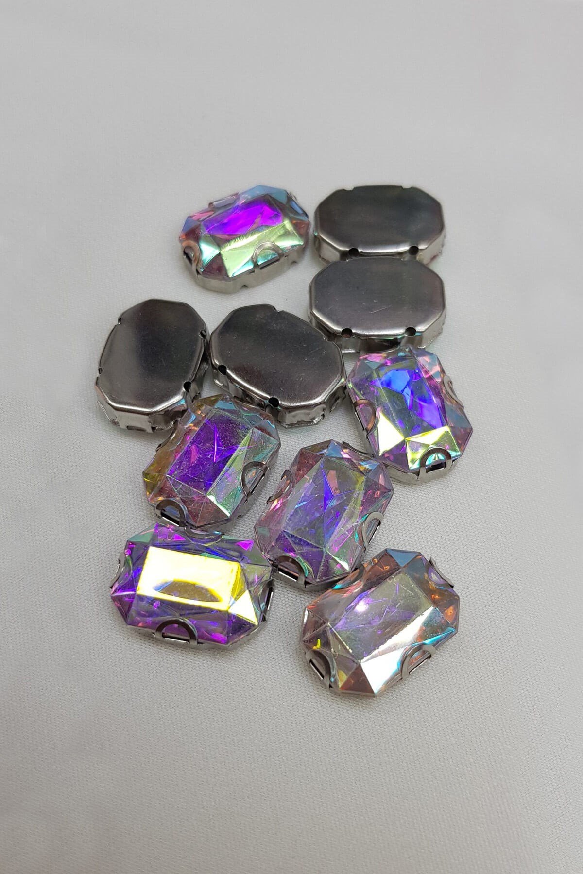 Janjanlı Oval Kasalı Dikme Taş 1,5- 2 cm 10 adet