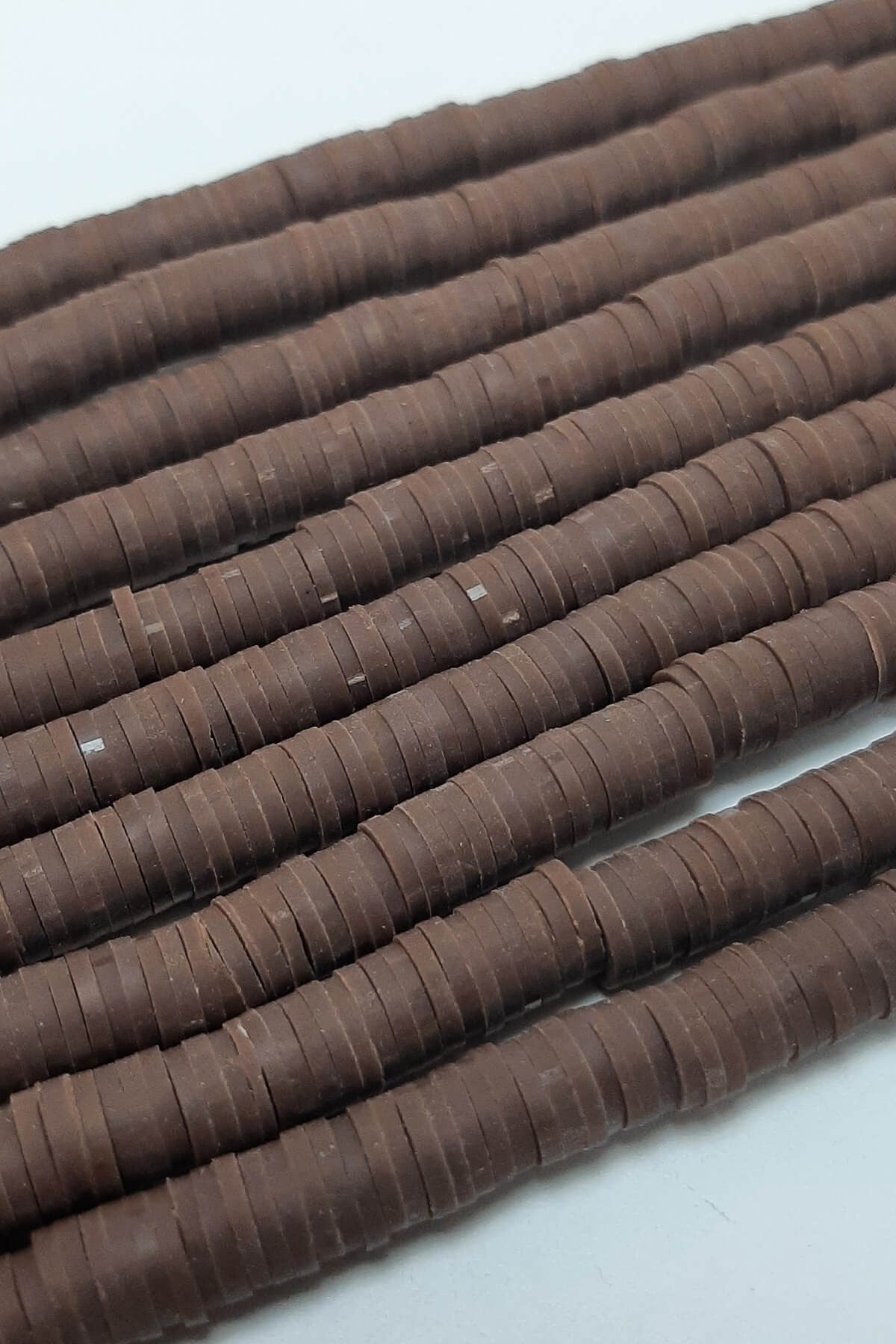 Coffee Fimo Beads 6mm