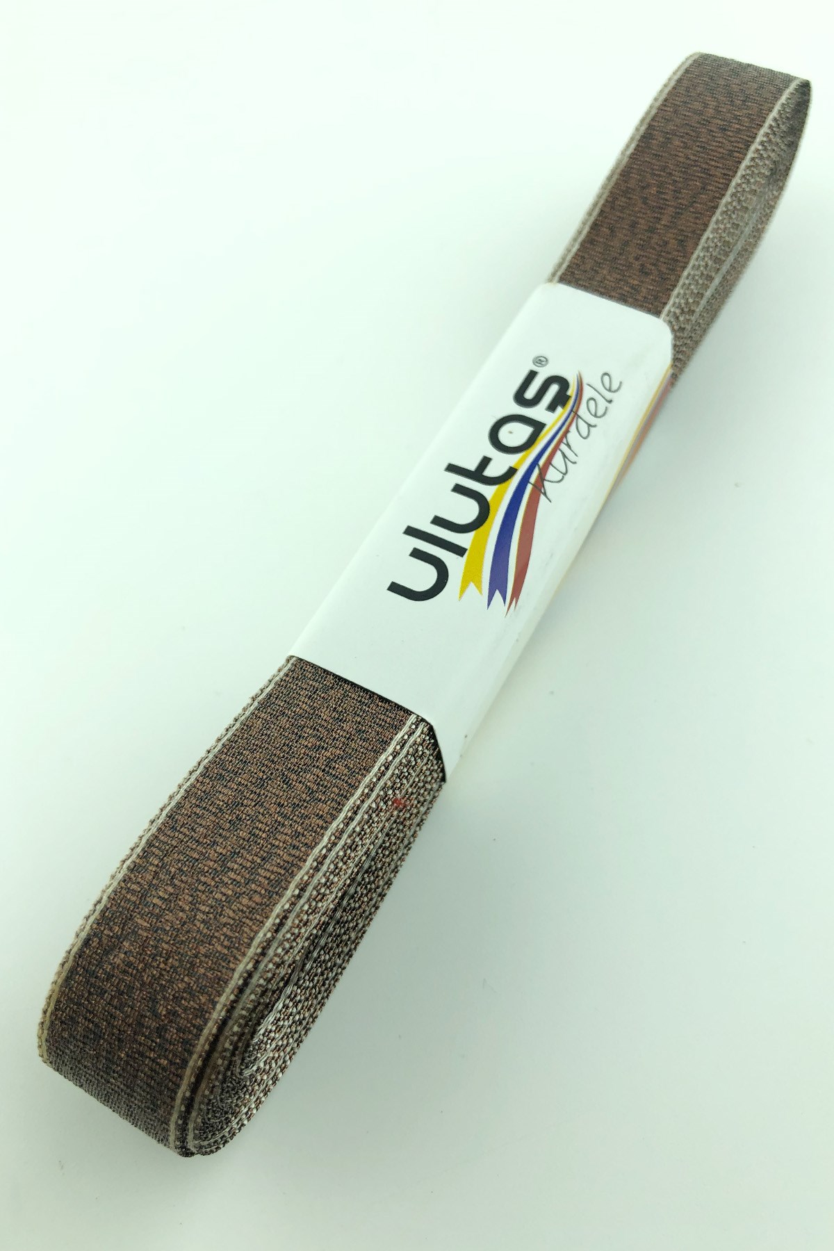 Brown Glitter Ribbon 1,5