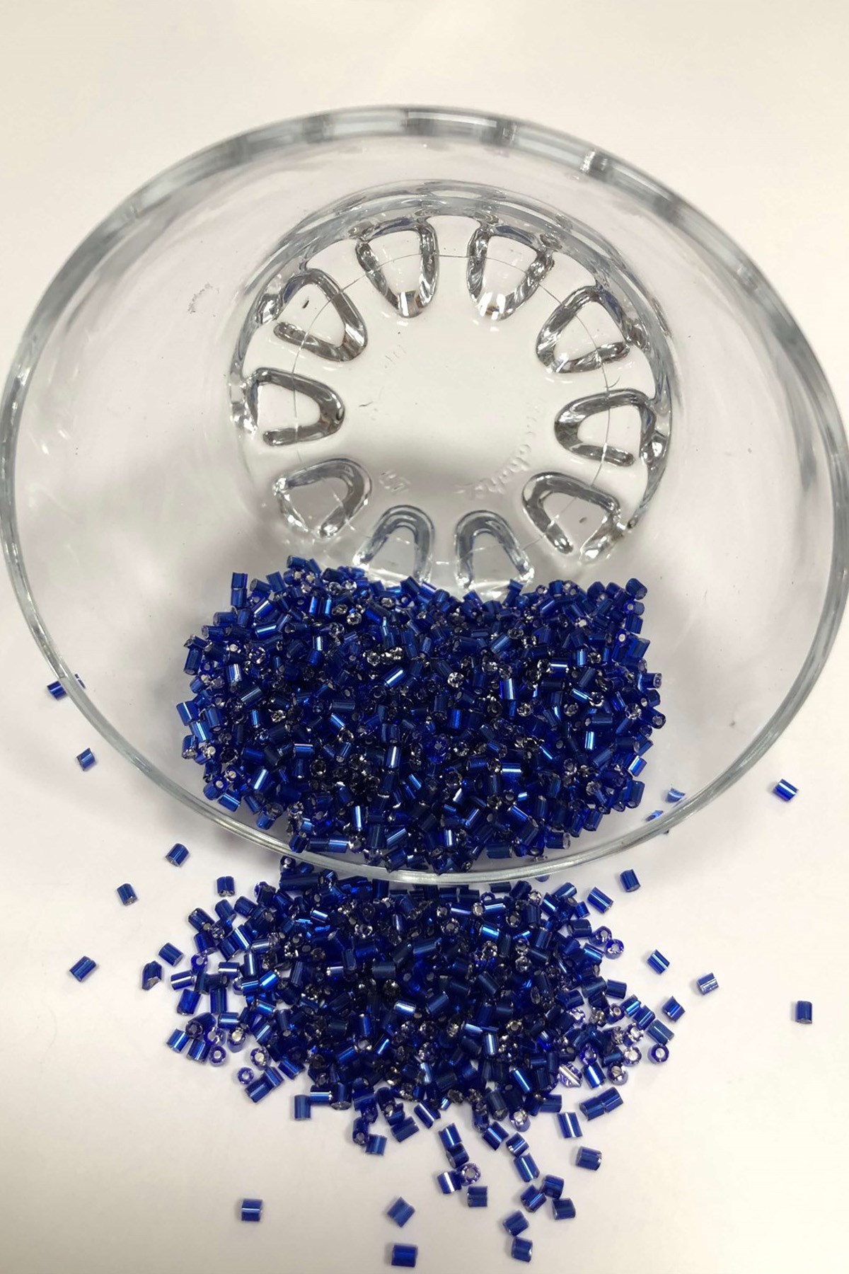 Sax Blue Color Cut Beads (2-2.5mm)