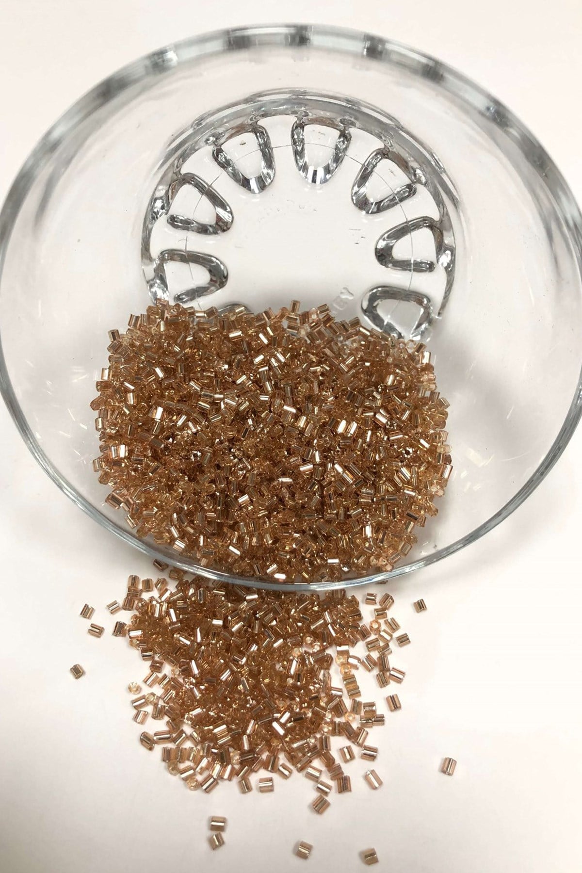Gold Tone Cut Beads (2-2.5mm)