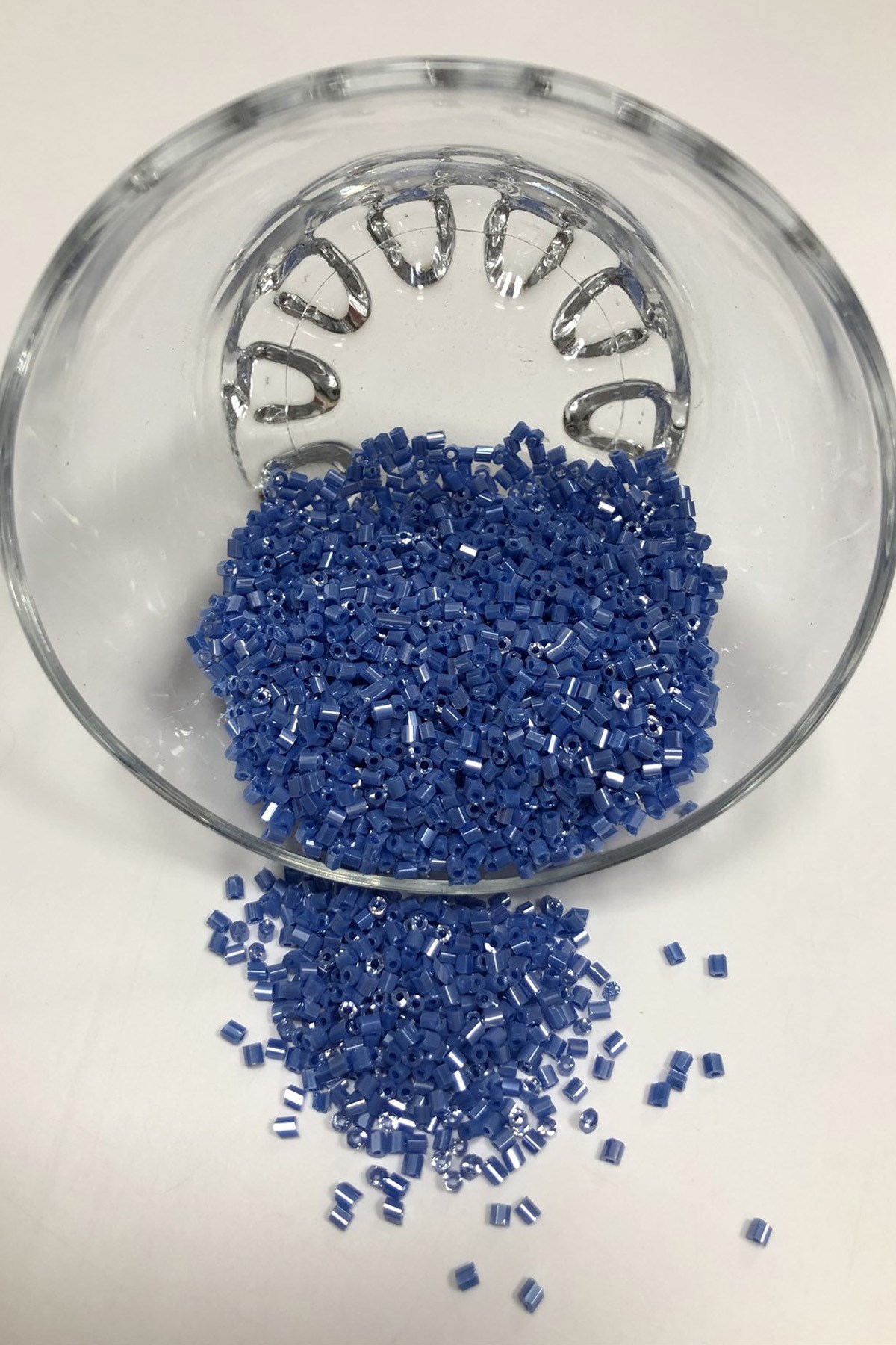 Cut Bead Matte Blue (2-2.5mm)