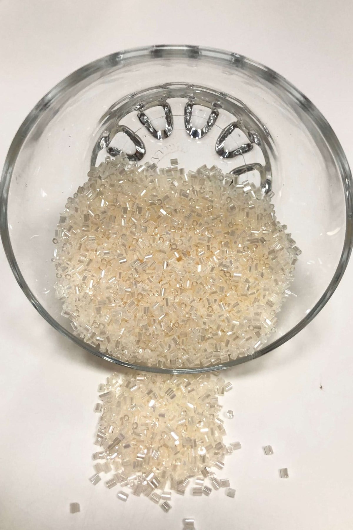 Cream Color Cut Beads (2-2.5mm)