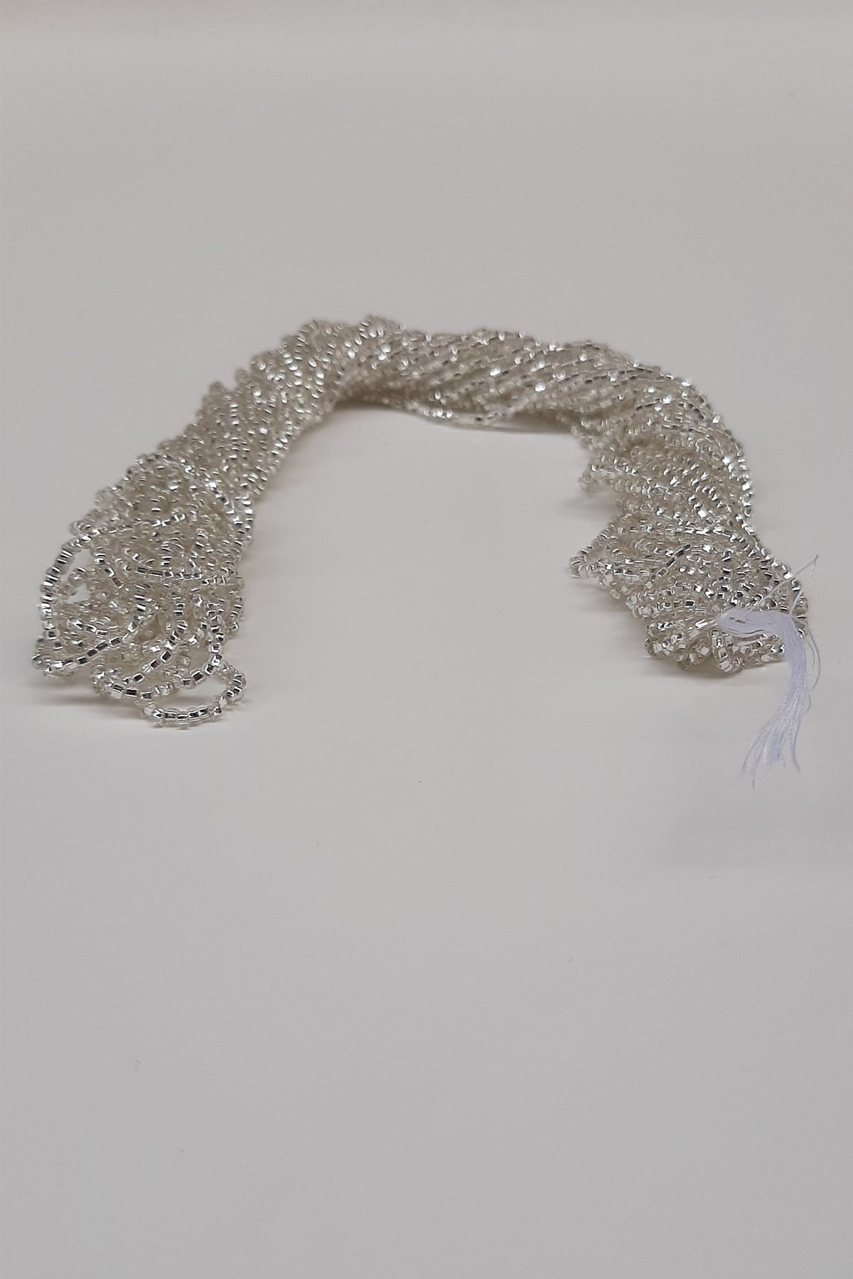 قطع الفضة سلسلة الخرز الرمل