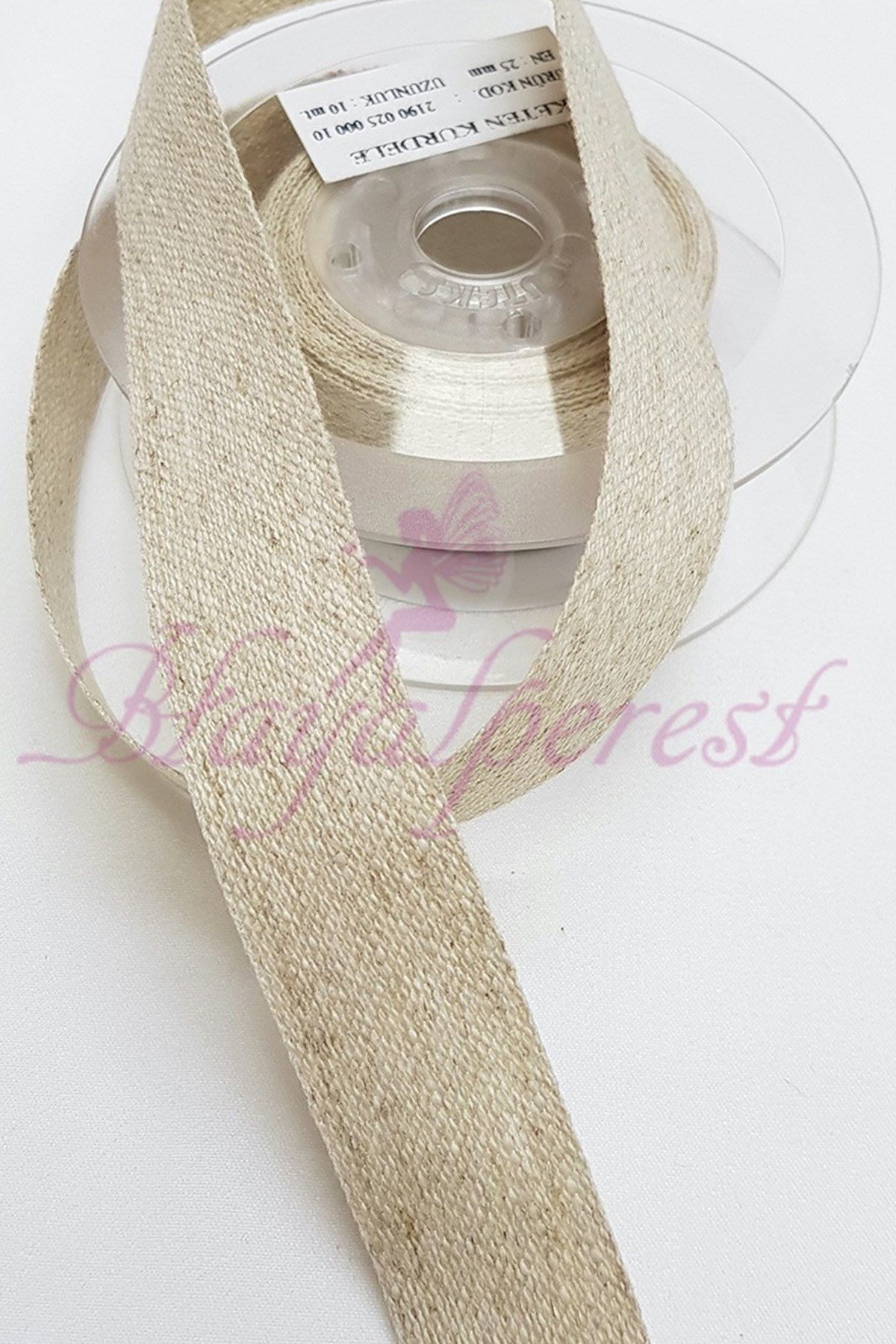 شريط كتان 2.5 سم