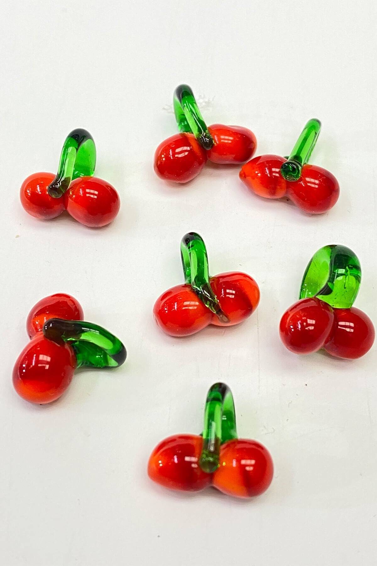 Cherry Necklace and Bracelet Tip Red 1 pcs
