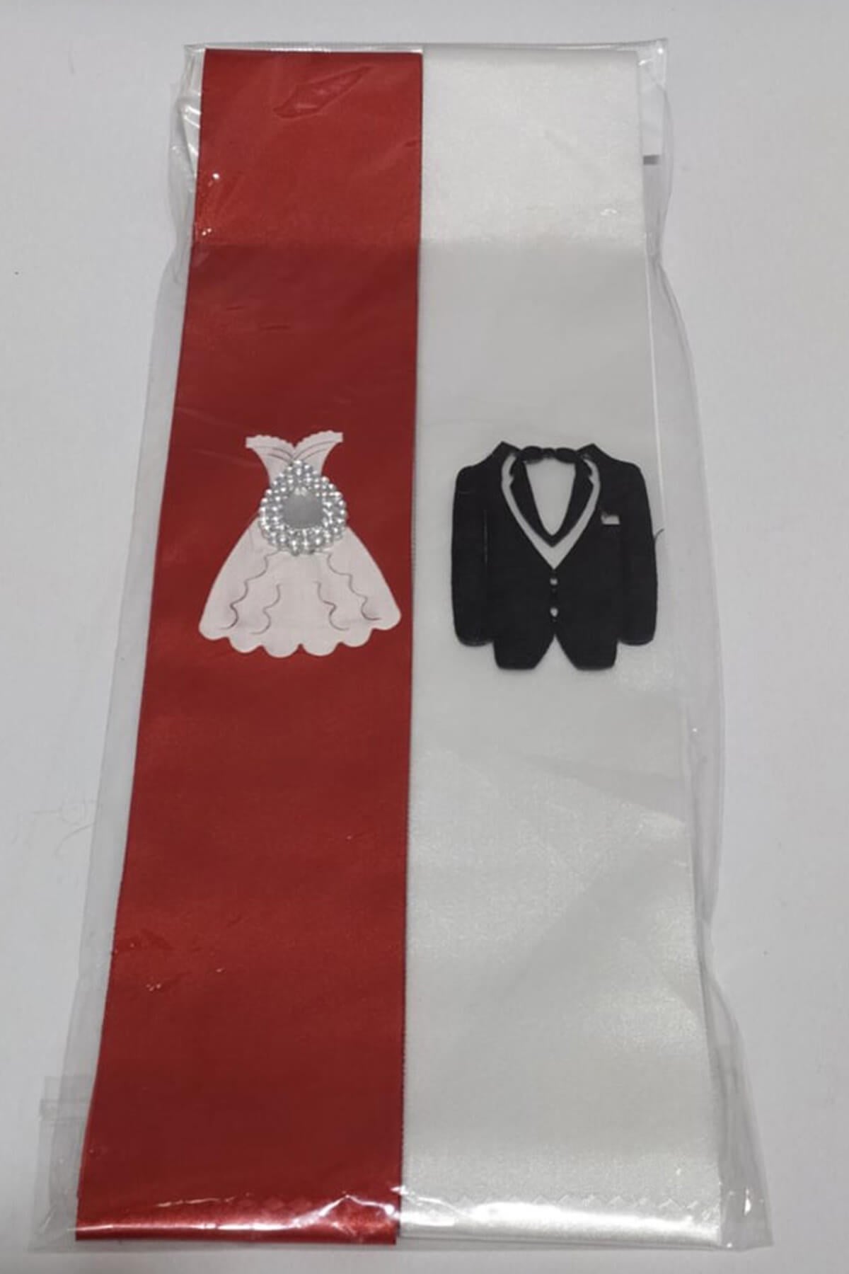 Red White Jewelry Ribbon