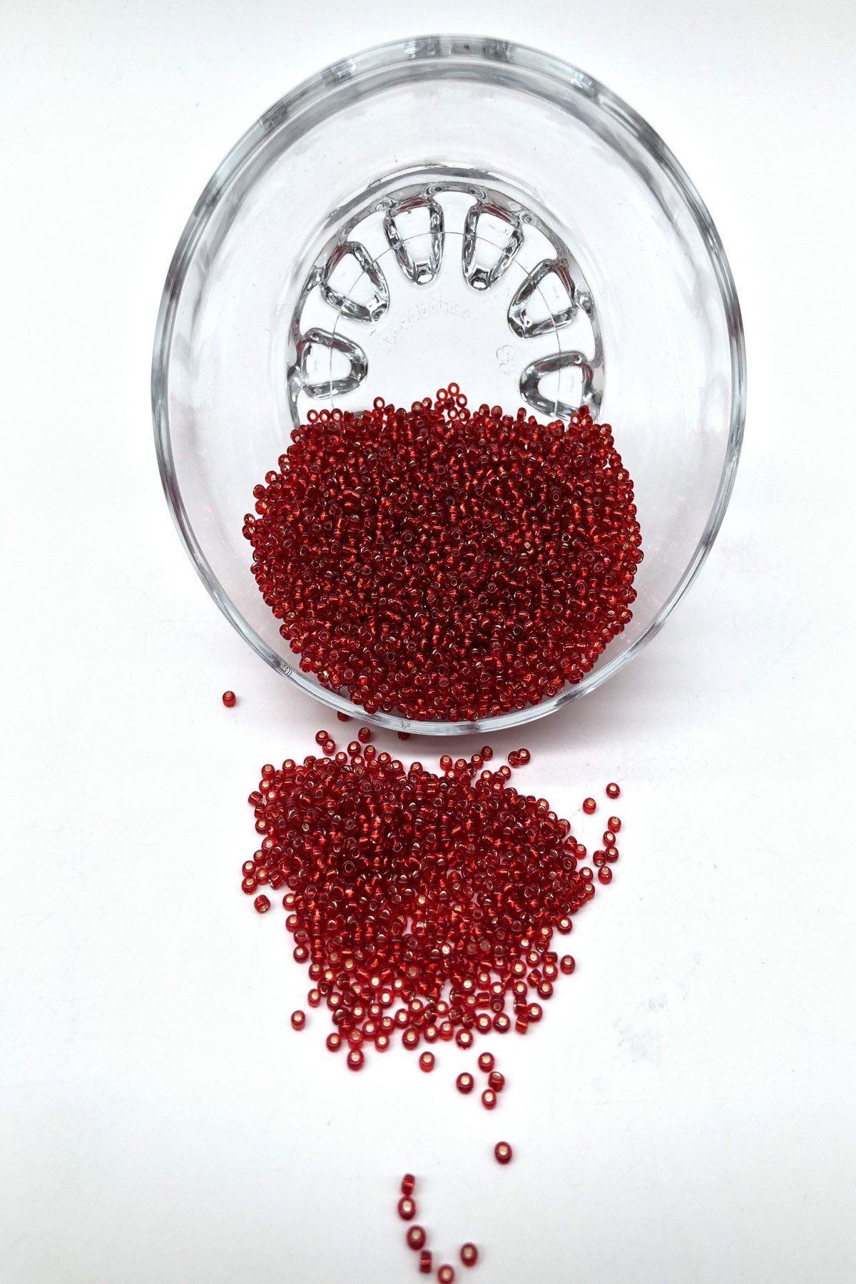 Red Sand Beads 2 mm