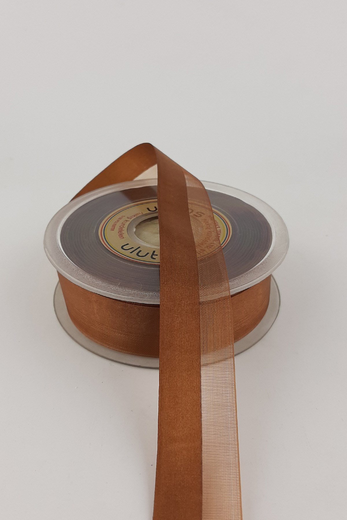 Kızıl Kahve Su Yolu Kurdelesi 2,5 cm