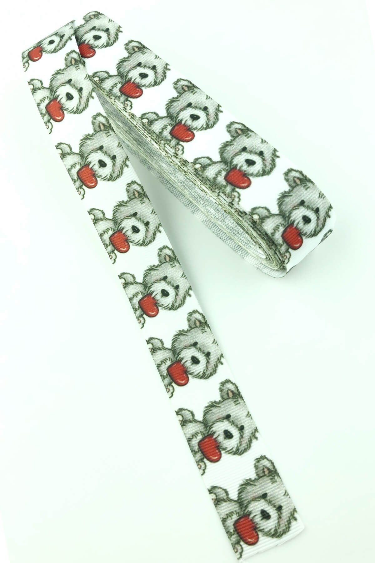 Dog Printed Grosgrain Ribbon 10 Mt