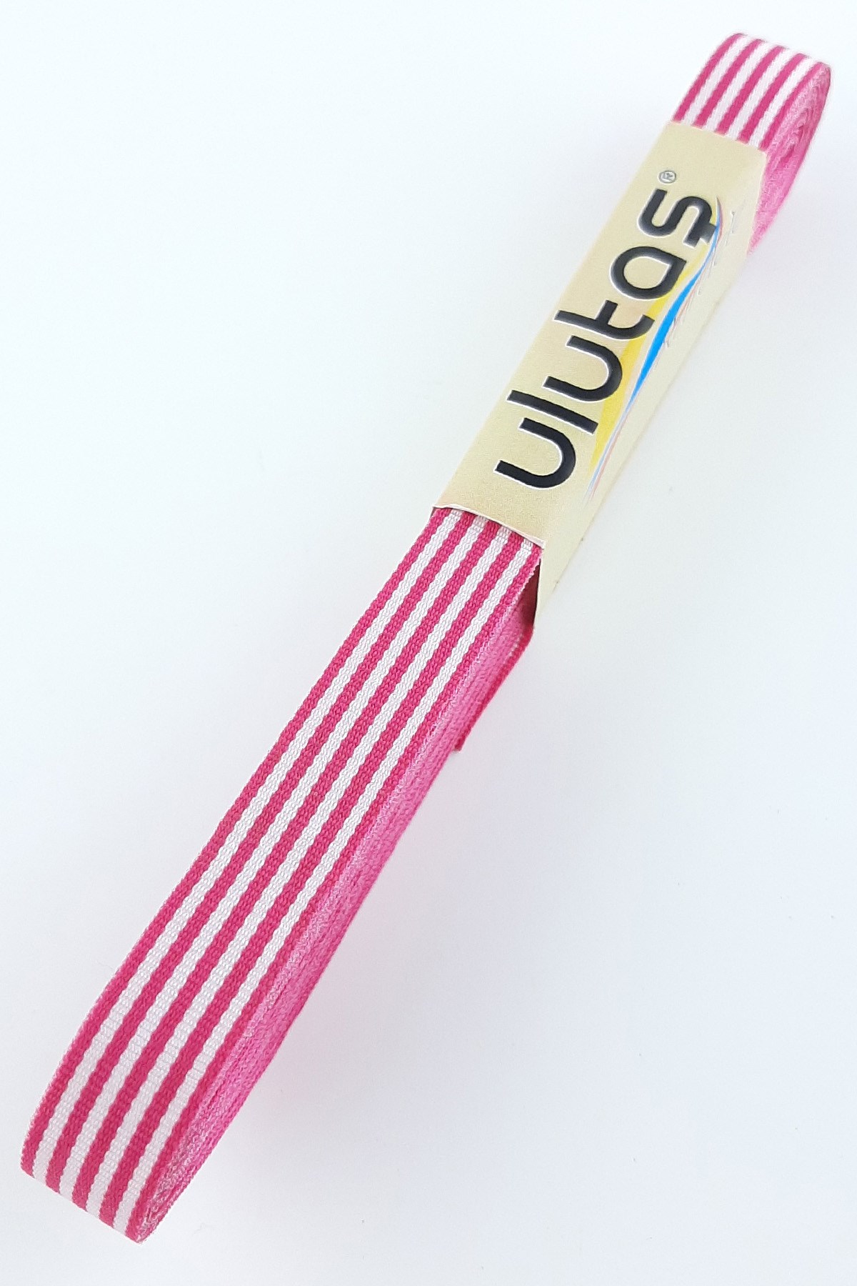 Koyu Fuşya Çizgili Degrede Kurdele 1 cm 10 mt