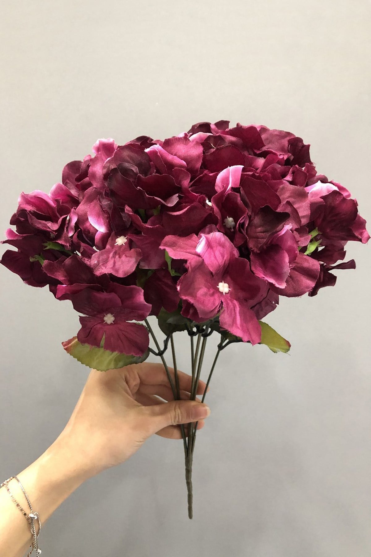 Dark Fuchsia Hydrangea Flower