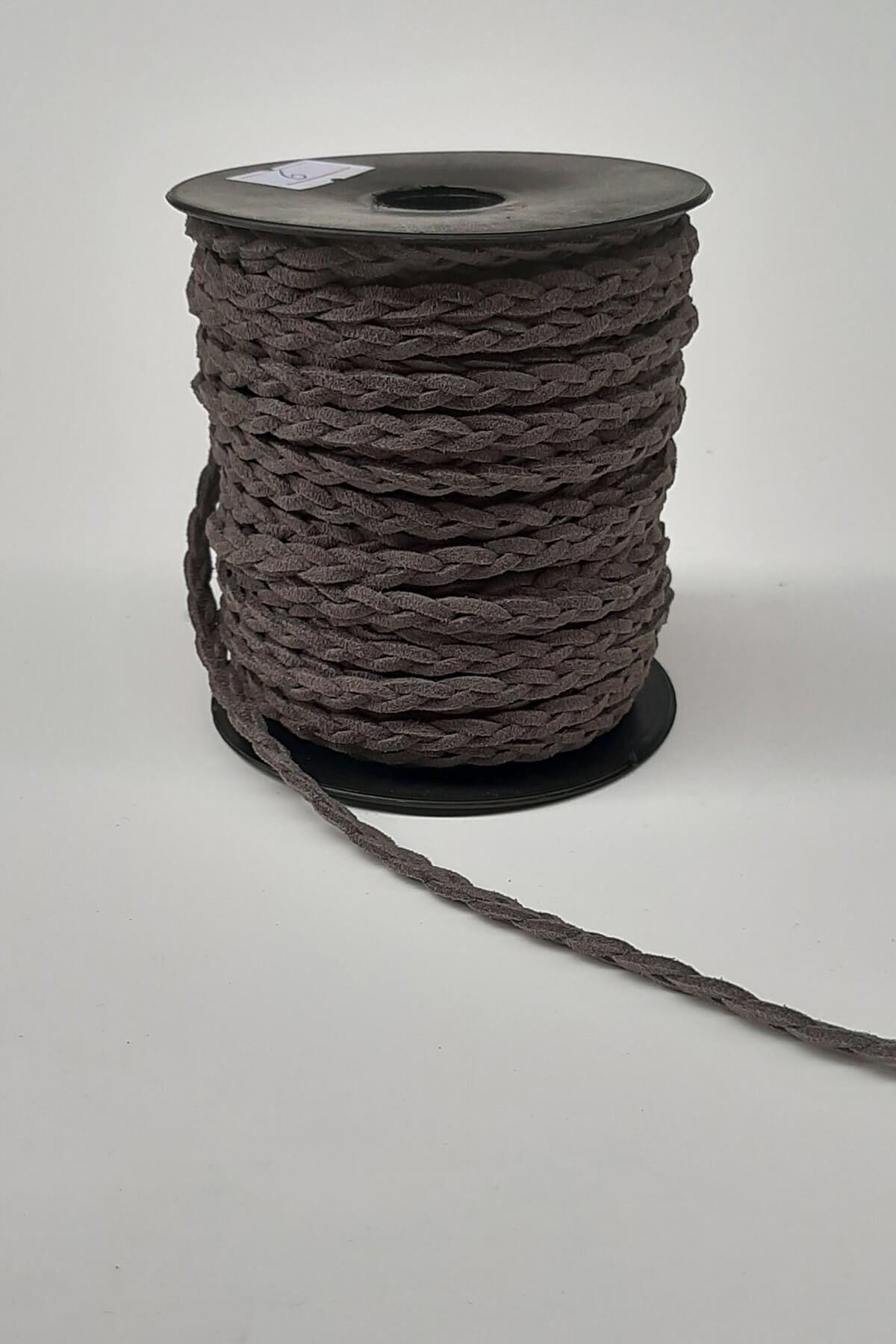 Dark Gray Suede Knitting Yarn