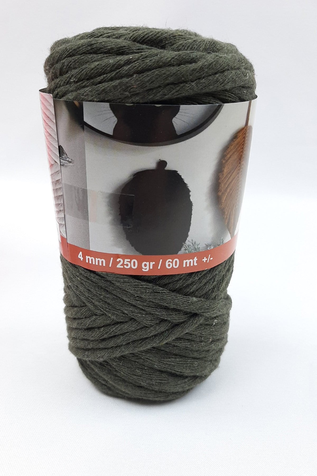 Dark Khaki Green Twisted Carding Line