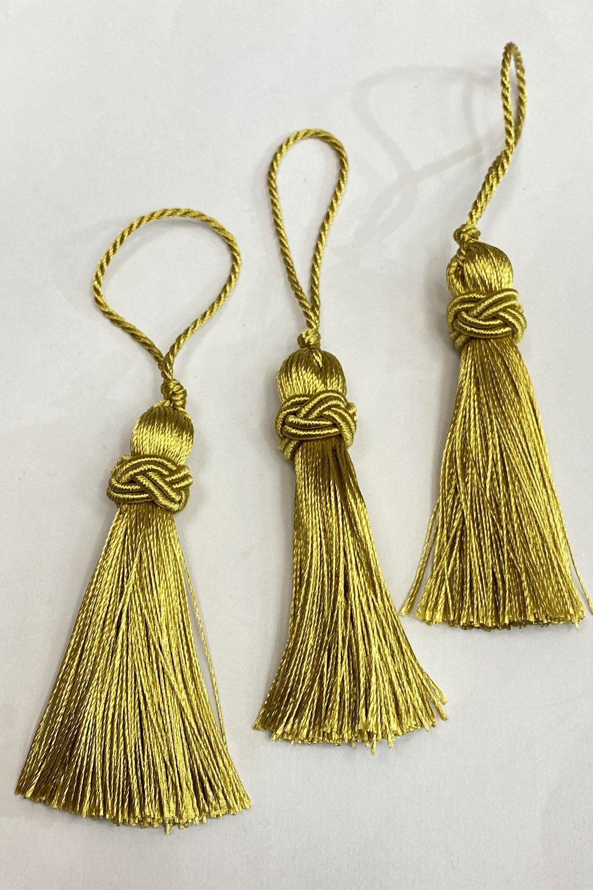 Koyu Hardal Topuzlu Tekli Püskül 7 cm 1 Adet