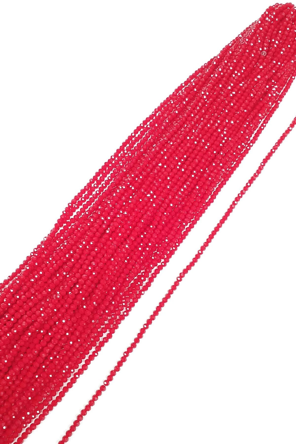 Dark Red Matte Crystal Beads 4 Mm