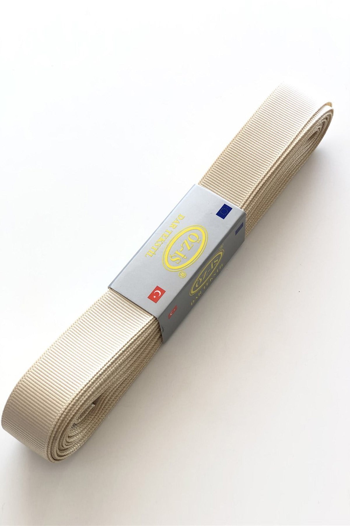 Koyu Krem Grogren Kurdele 2 cm 10 mt
