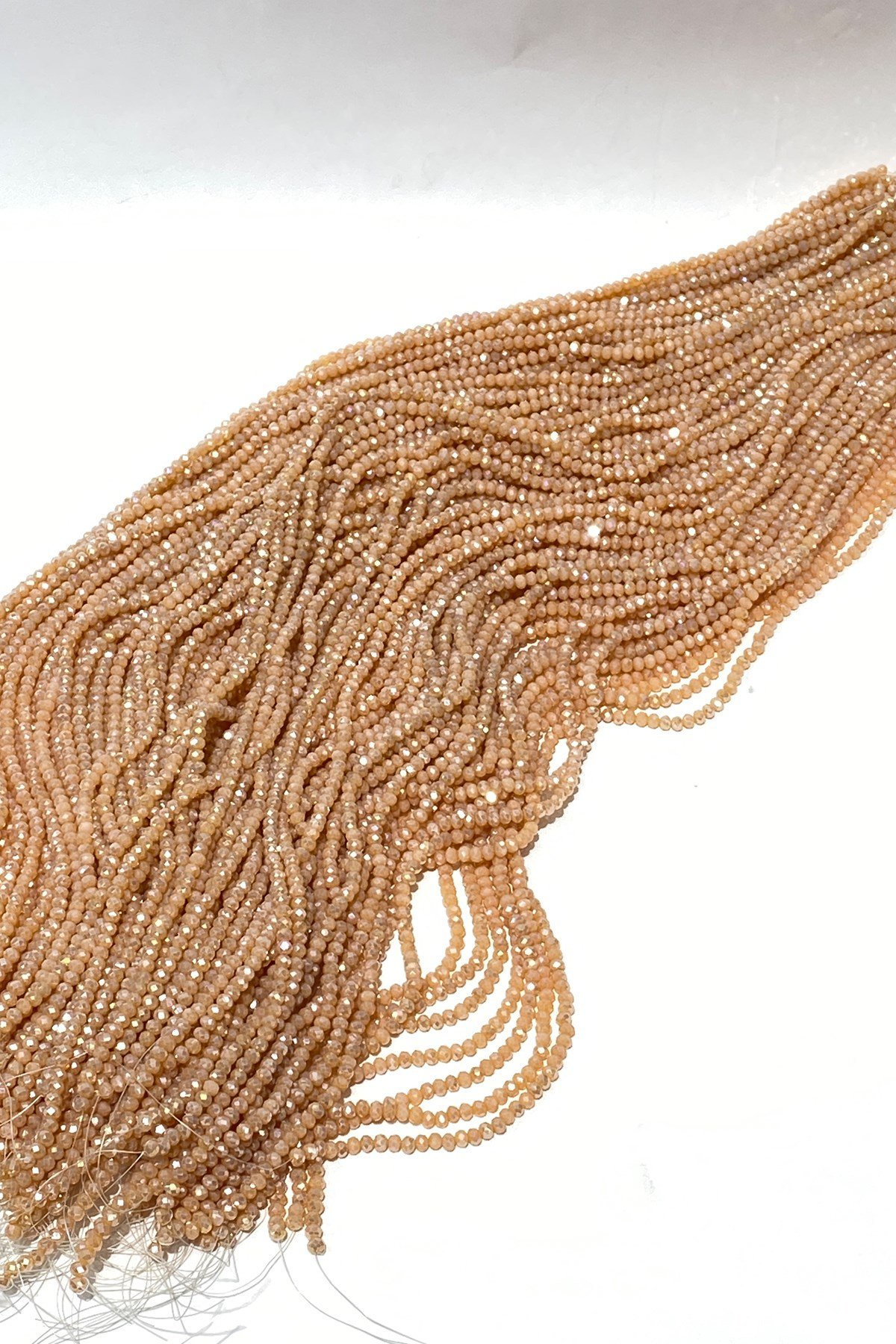 Koyu Krem Kristal Boncuk 4 mm