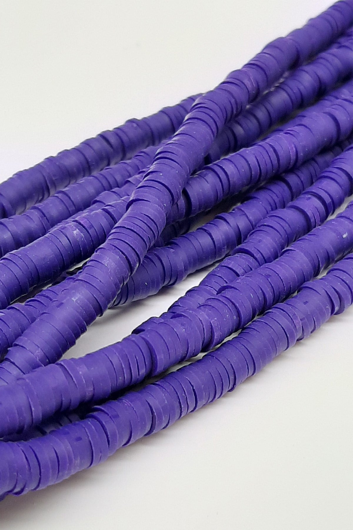 Koyu Lacivert Fimo Hamur Boncuk 6Mm