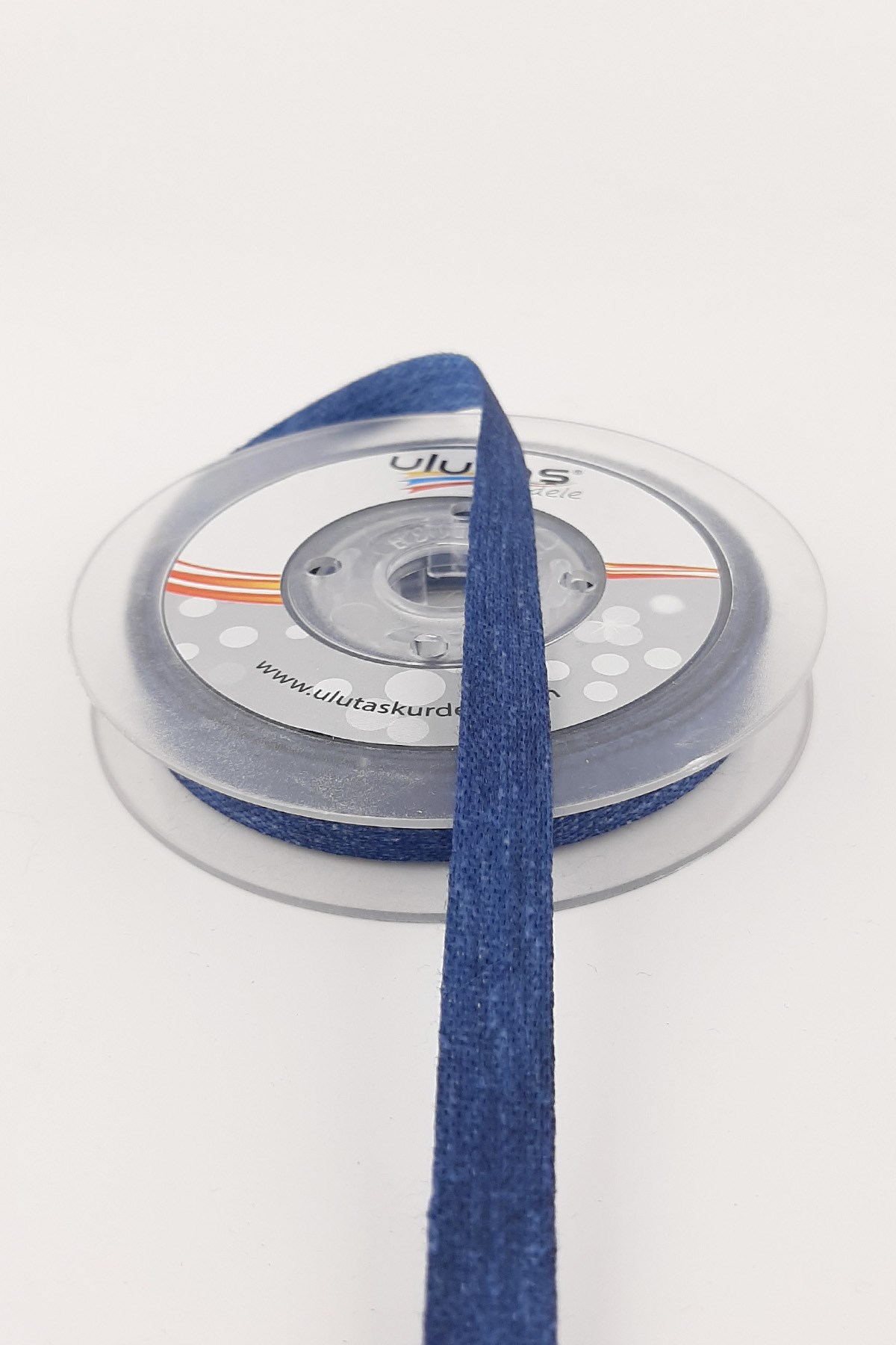 Dark Blue Denim Ribbon 10 mt