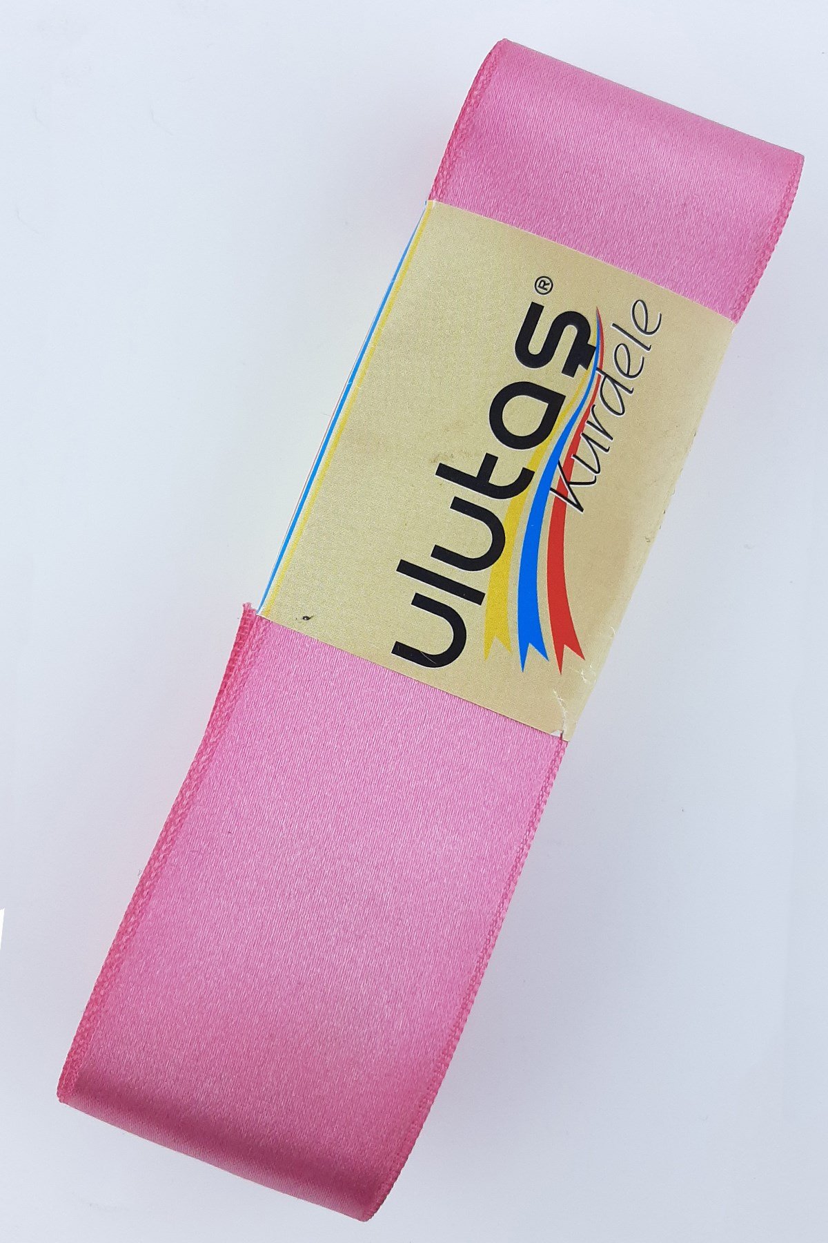 Koyu Pembe Saten Kurdele 4 cm 10 mt