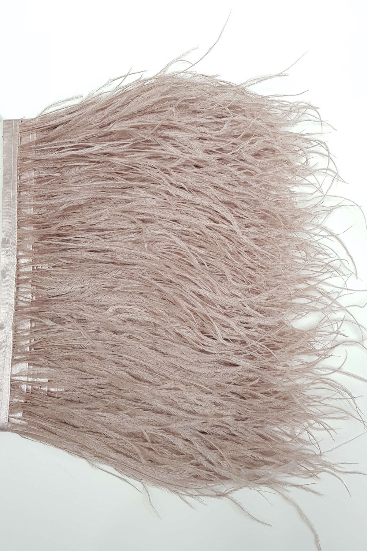 بودرة داكنة من ريش النعام 1 متر