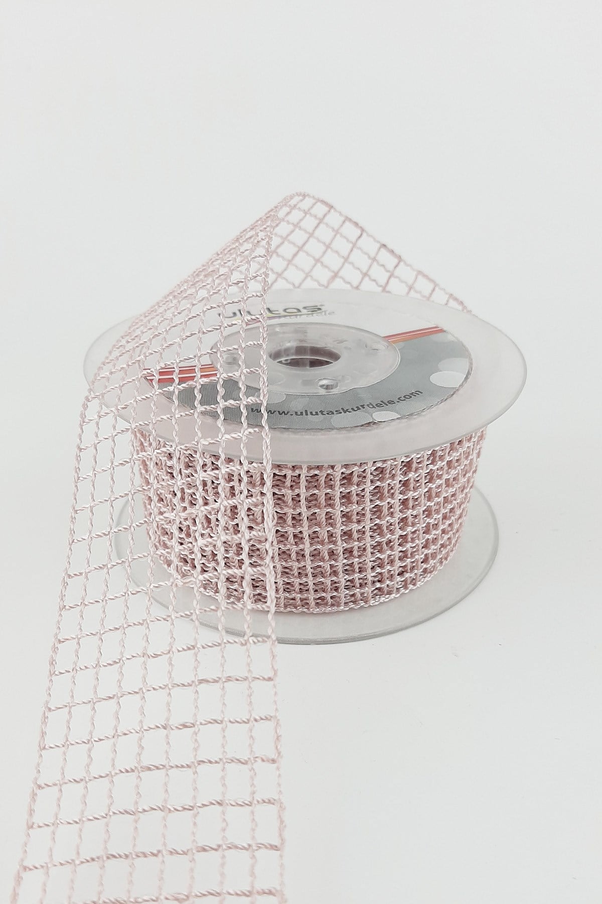 Dark Powder Mesh Ribbon 4 cm 10 m