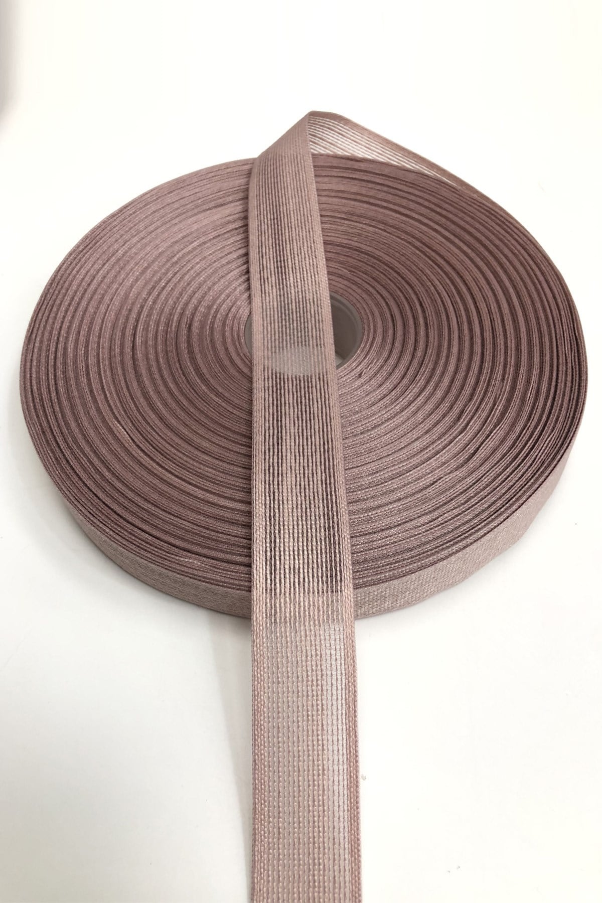 Dark Powder Linen Ribbon