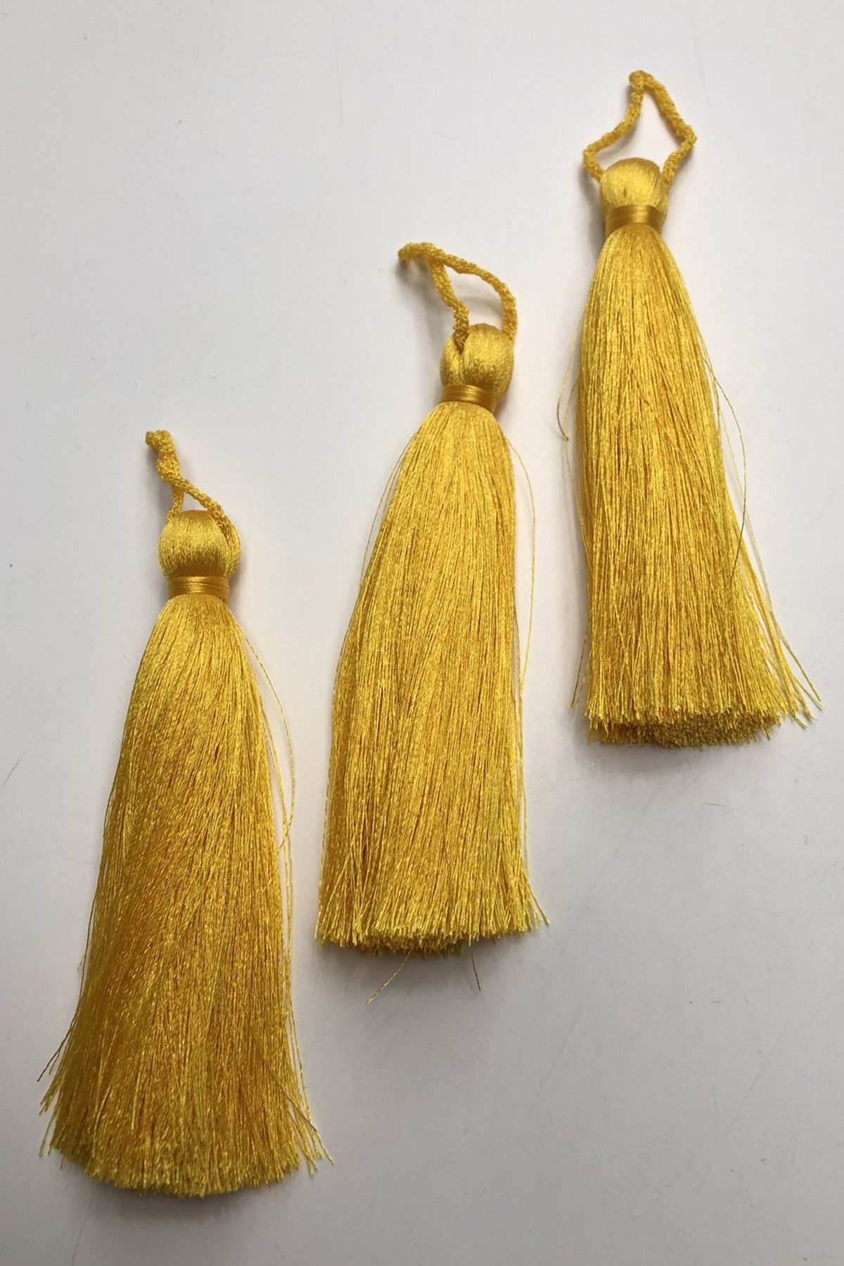 أصفر داكن شرابة واحدة 10 سم 1 قطعة