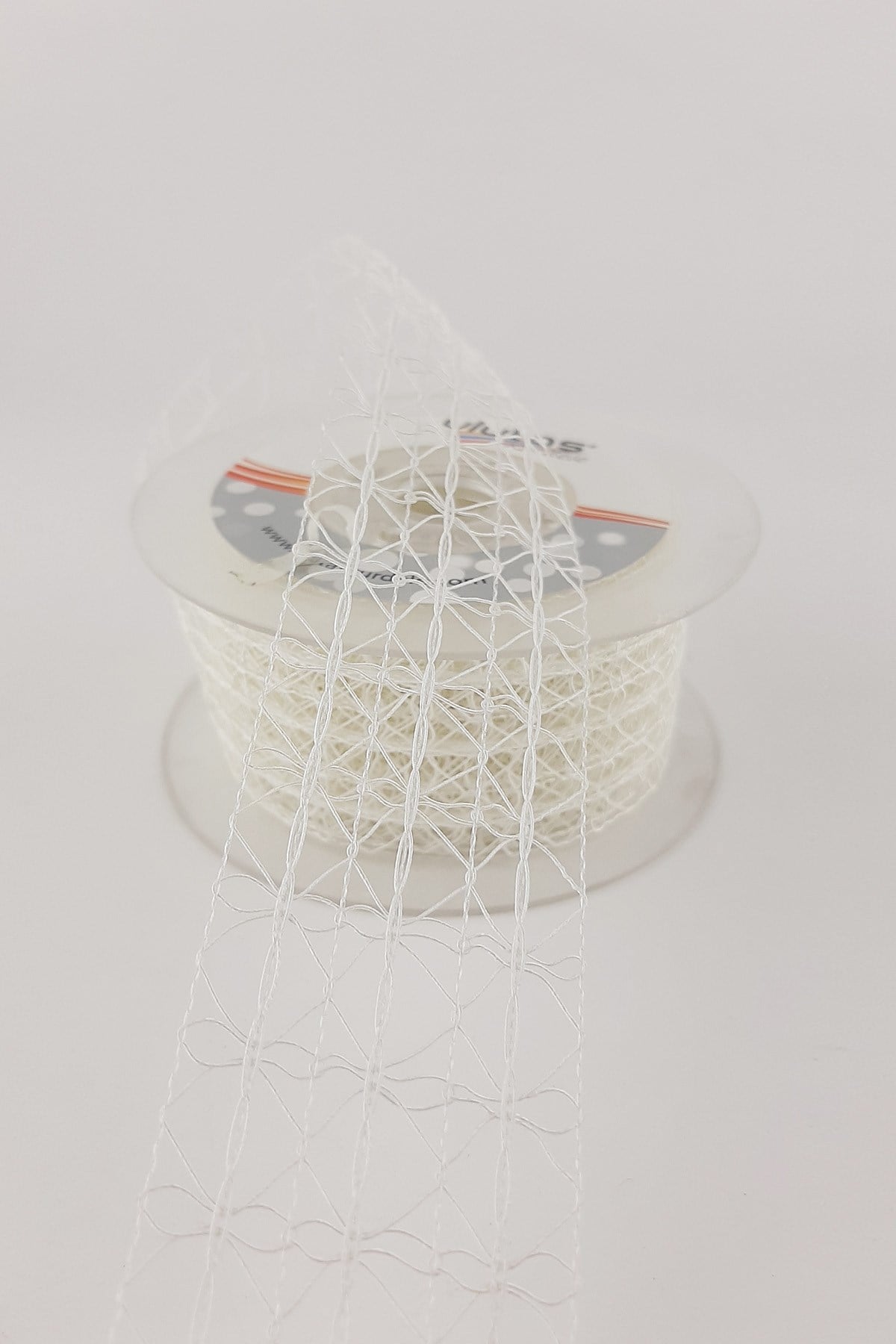 Cream Lace Interlining Ribbon 4 cm 10 m