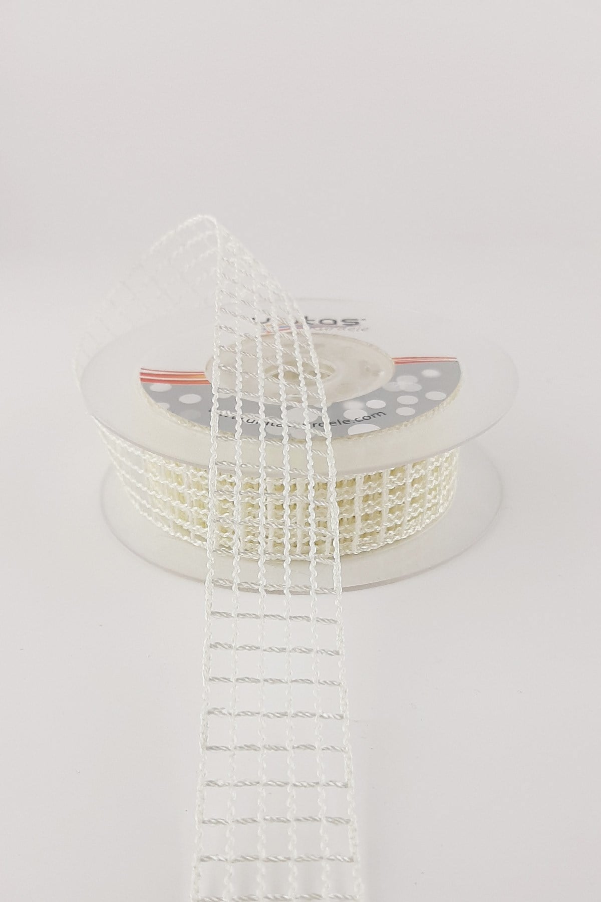 Cream Mesh Ribbon 10 mt
