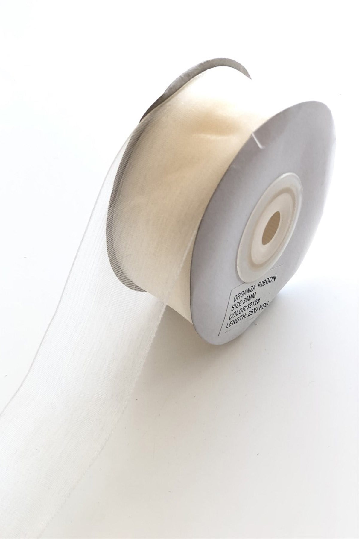 Cream Color Organza Ribbon 3 cm