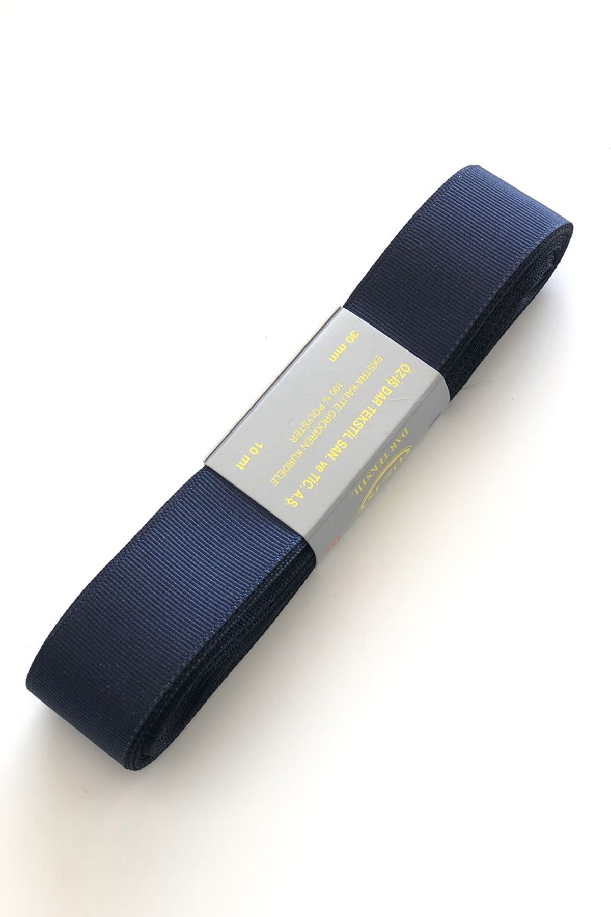 Navy Blue Grosgrain Ribbon 3 cm 10 mt